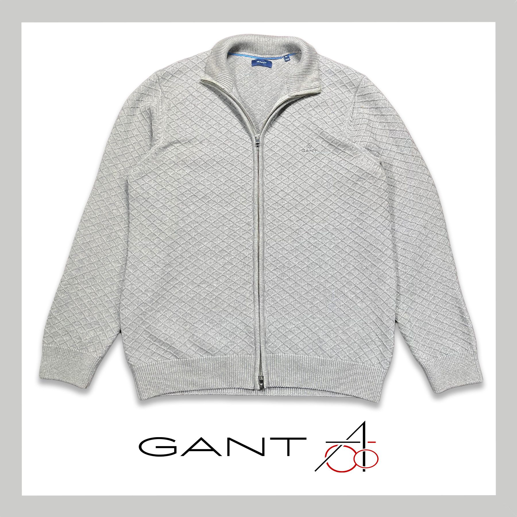 Gant GANT full length zip sweater • XL size Size US XL / EU 56 / 4 - 1 Thumbnail