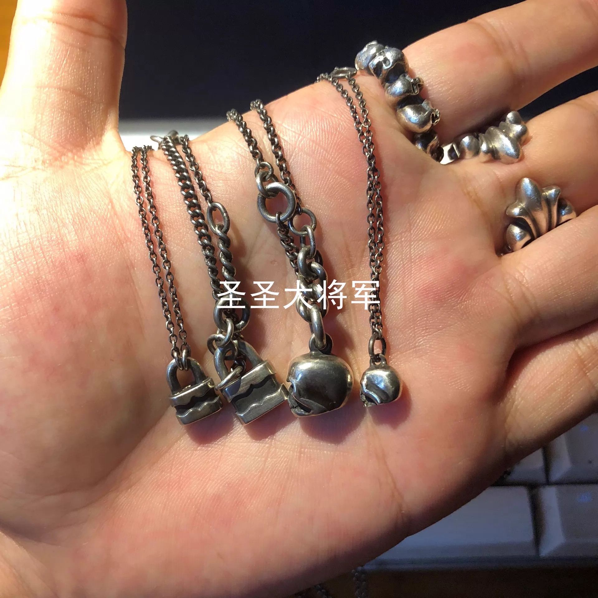 Werkstatt Munchen Werkstatt Munchen Rare Large Lock Necklace 63cm New Size ONE SIZE - 7 Thumbnail