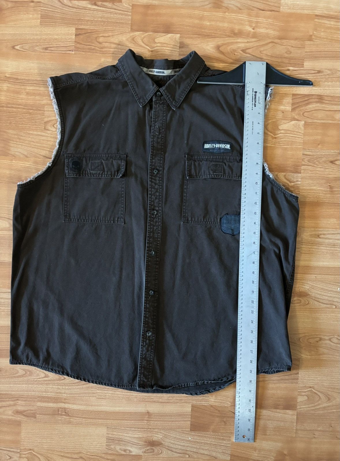 Harley Davidson Harley Davidson Sz 3xl black button up shirt vintage Size US XXL / EU 58 / 5 - 3 Thumbnail