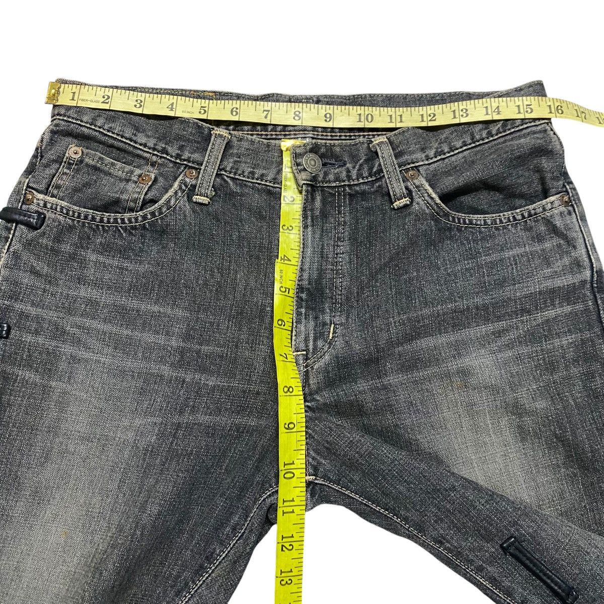 Edwin Vintage Edwin 800sx Black Denim Super Flare Jeans Size US 32 / EU 48 - 16 Thumbnail