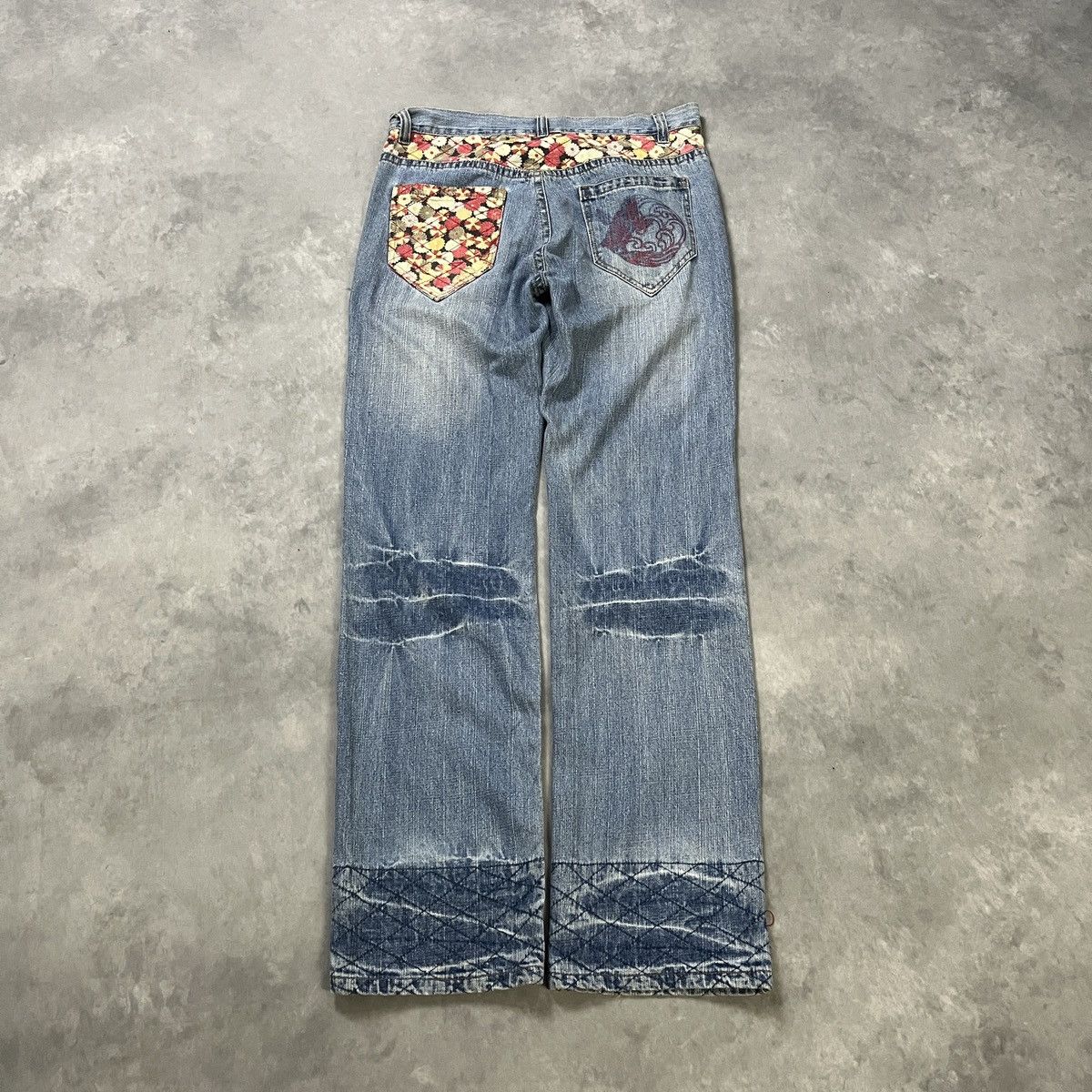 Japanese Brand Rare Japanese Art Denim – Sakura Blossom Embroidery Size US 34 / EU 50 - 11 Thumbnail