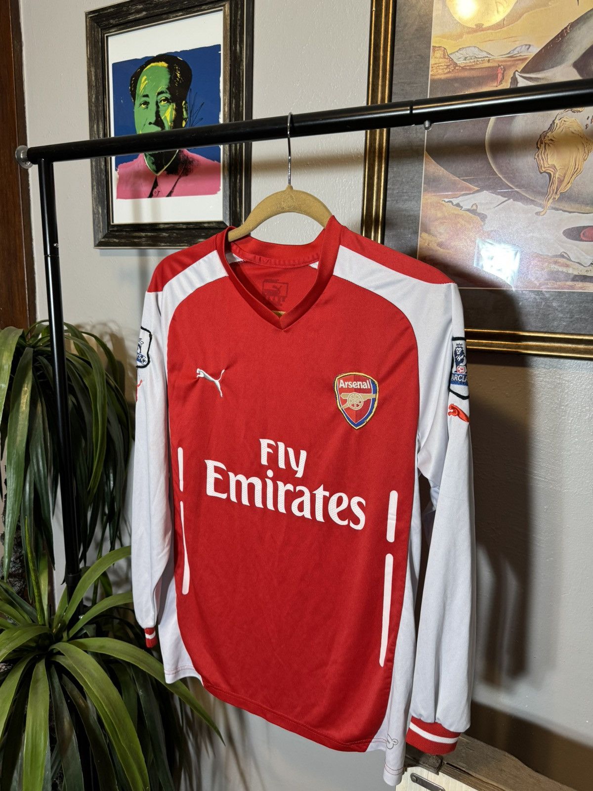 Puma Arsenal Puma Long Sleeve Soccer Jersey Size US S / EU 44-46 / 1 - 2 Thumbnail