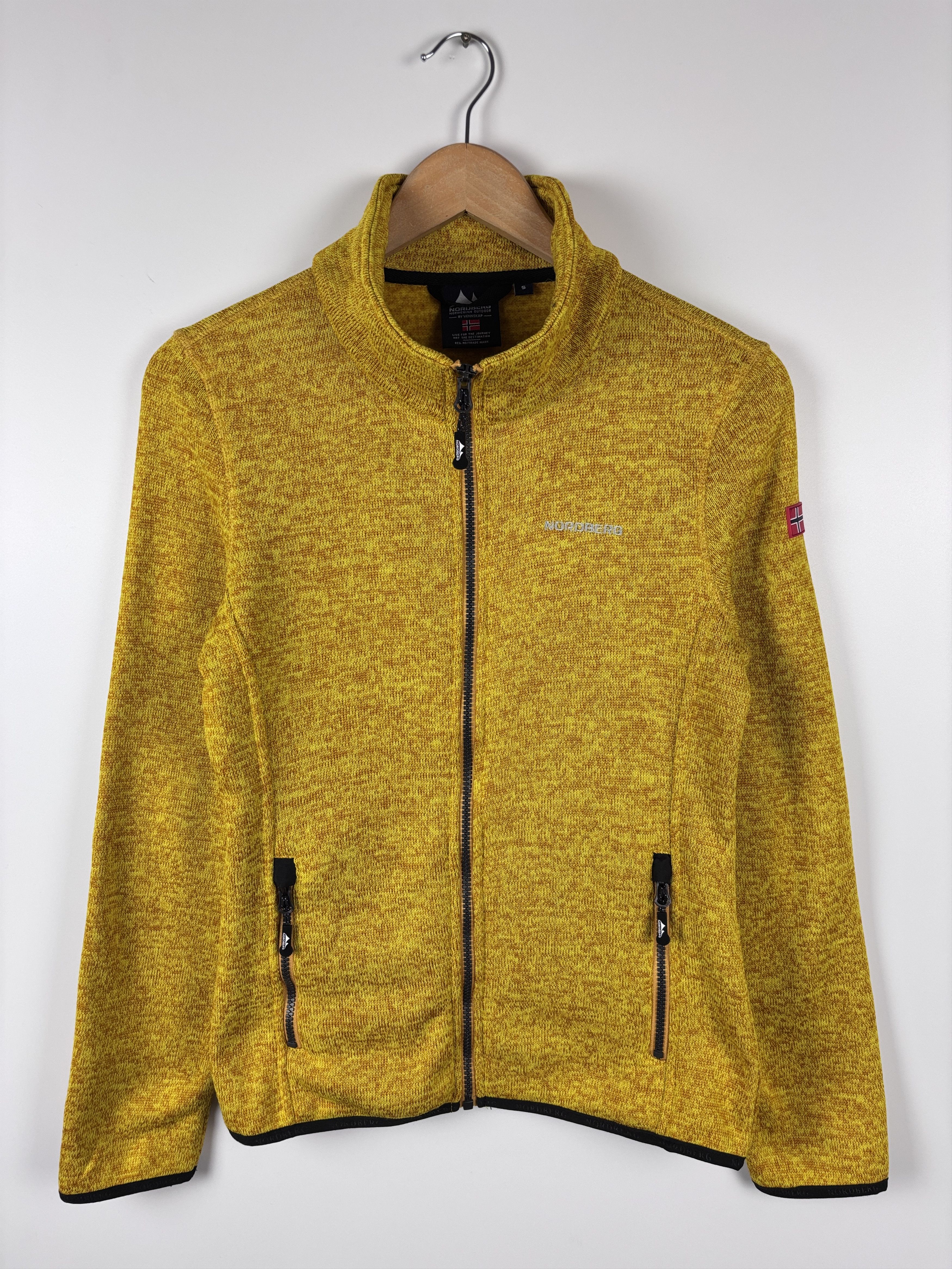 Nordberg Norwegian Fleece Zip Jacket Outdoor Hiking Size S