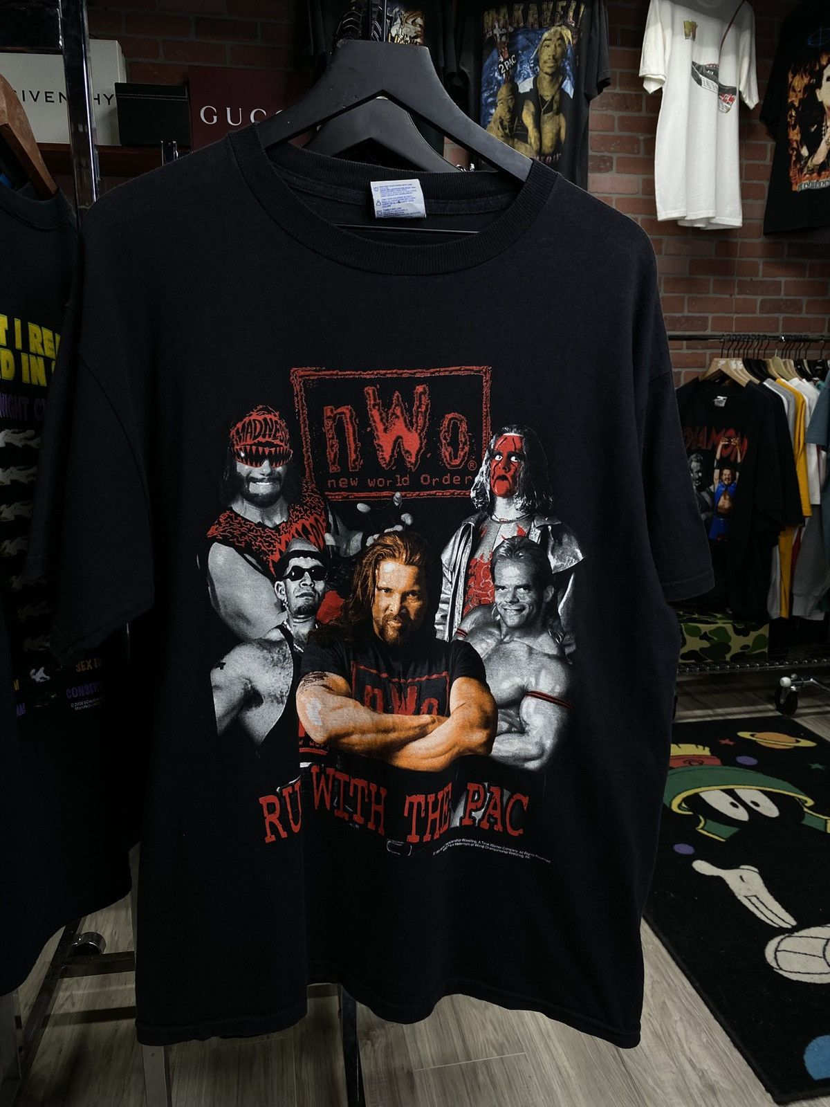 Vintage Vintage 1998 NWO New World Order Wrestling T-Shirt Large Size US L / EU 52-54 / 3 - 1 Thumbnail