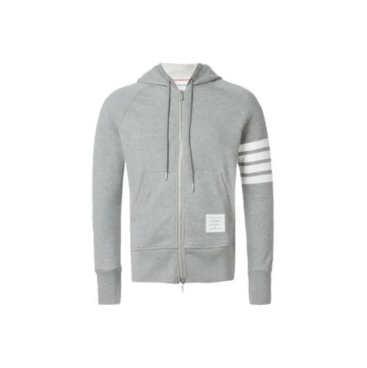 Thom Browne Thom Browne Classic Zip Hoodie with Stripes Size US M / EU 48-50 / 2 - 1 Thumbnail