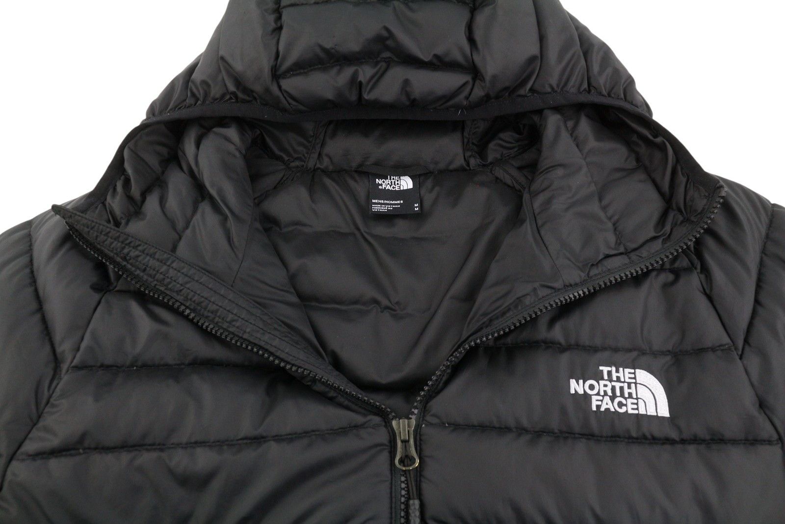 The North Face M Black 800 Down Quilted Hood Puffer 86879 Size US M / EU 48-50 / 2 - 6 Thumbnail