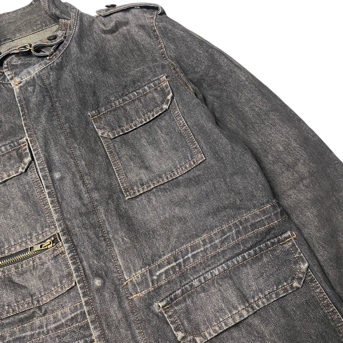 Japanese Brand 2000's Comme Ca Ism Multipocket Denim Jacket Size US M / EU 48-50 / 2 - 5 Thumbnail