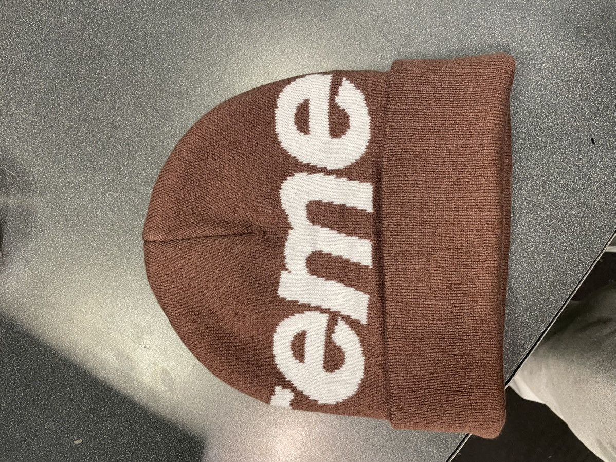 Supreme Supreme Brown Beanie Size ONE SIZE - 2 Thumbnail