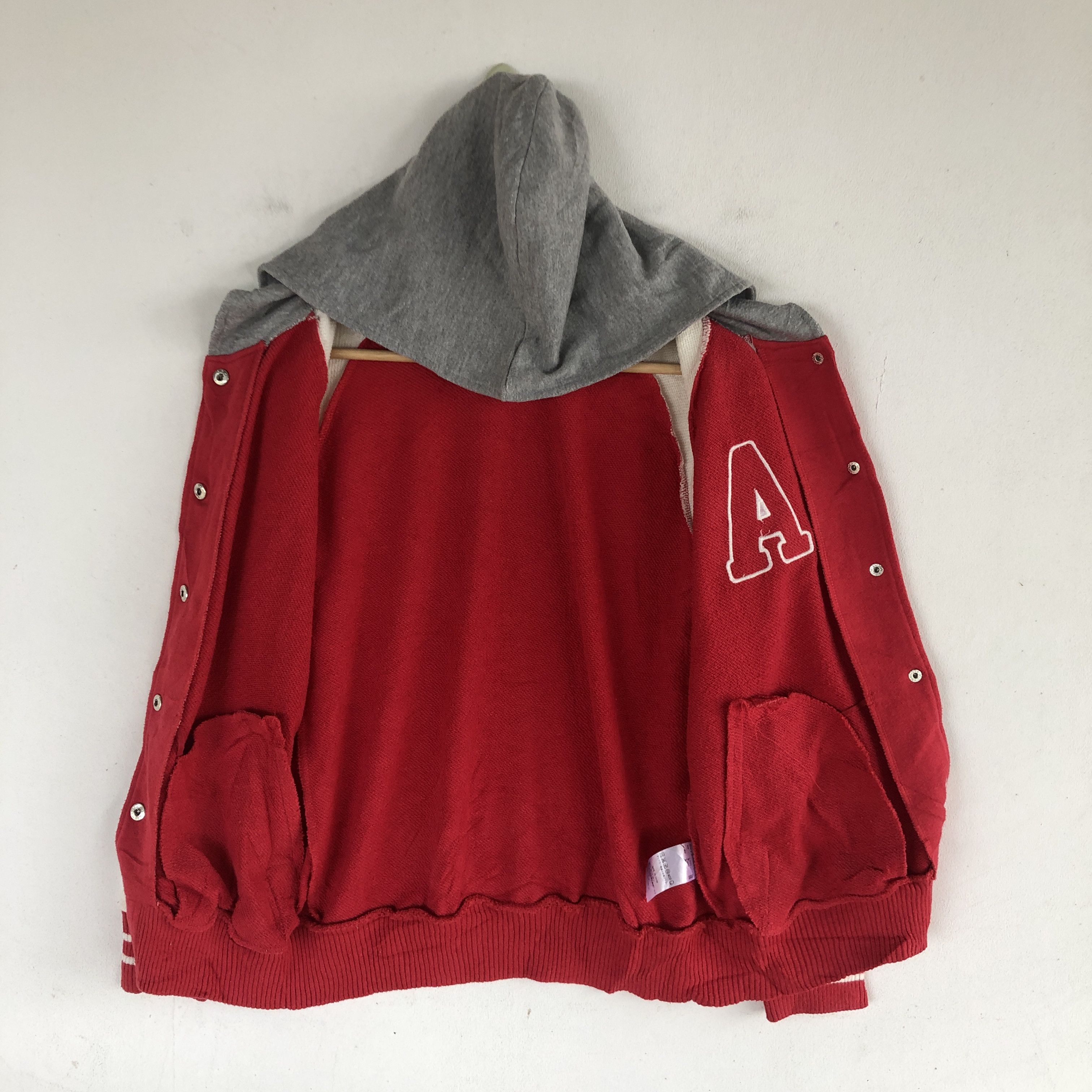 Japanese Brand Vintage Japanese Letterman Hoodie Varsity Sweater Sweatshirt Size M / US 6-8 / IT 42-44 - 5 Thumbnail
