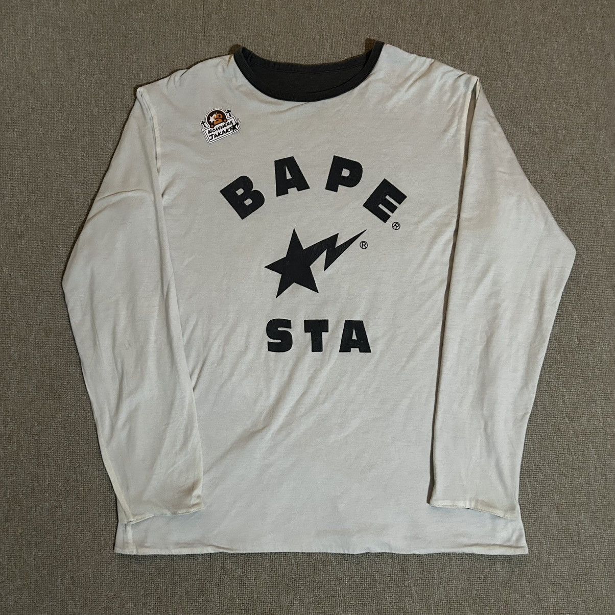 Bape Vintage Bape Sta Reversible Longsleeve Size US L / EU 52-54 / 3 - 1 Thumbnail