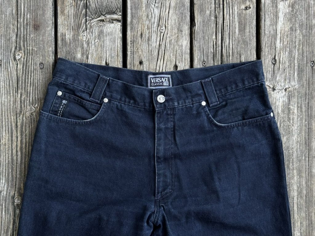 Versace V2 Classic Denim Jeans Size US 35 - 10 Thumbnail