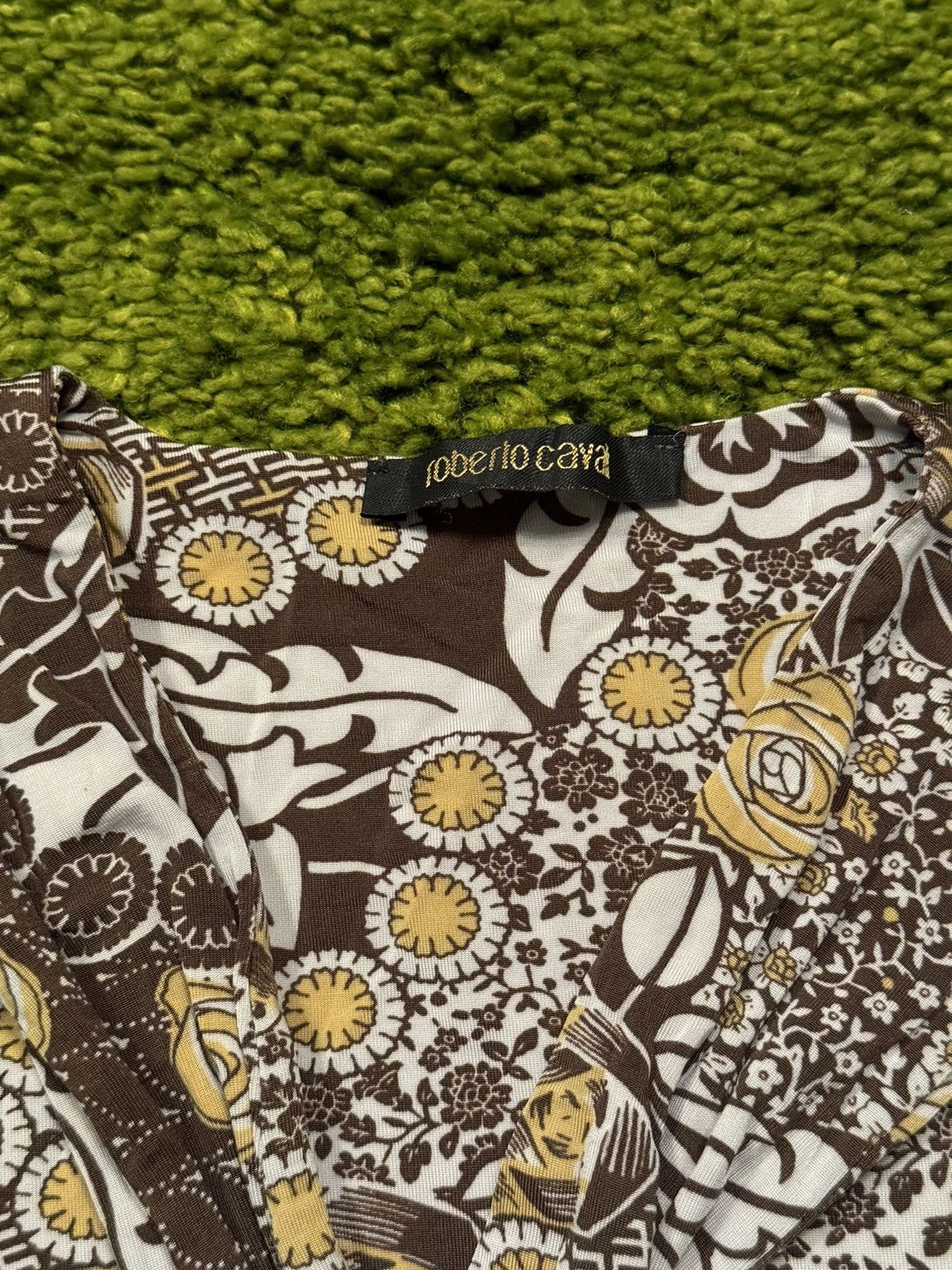 Just Cavalli × Roberto Cavalli × Vintage Roberto Cavalli 2000s vintage floral pattern tank top Y2K Size S / US 4 / IT 40 - 3 Thumbnail