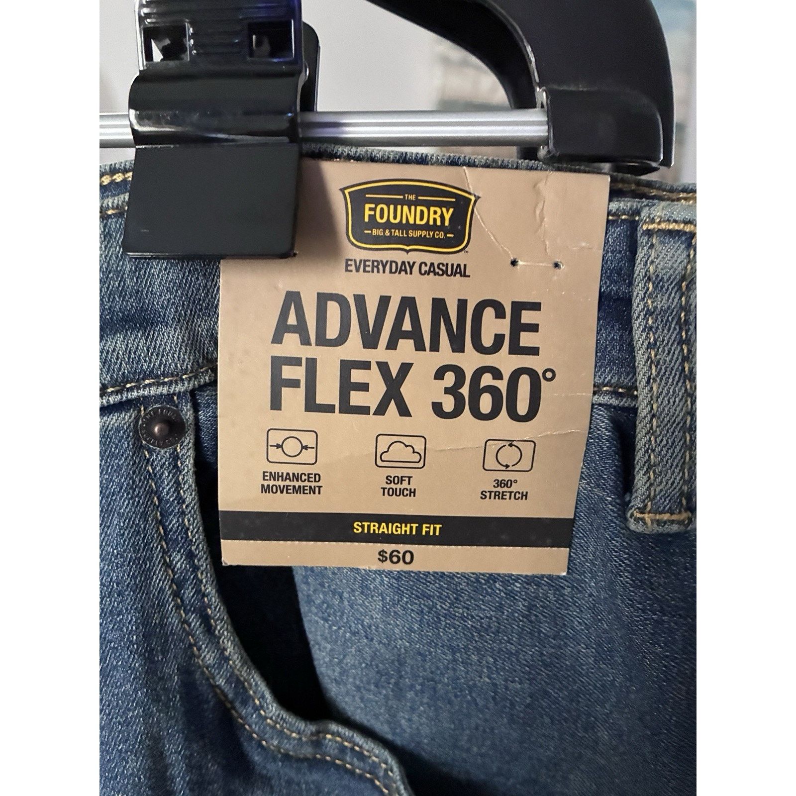 & Other Stories The Foundry flex dark blue denim jeans men size 46x32 Size US 44 / EU 60 - 3 Thumbnail