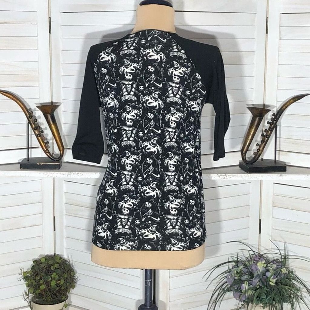 Disney Disney Jack Skellington Nightmare Before Christmas top sz S Size XS / US 0-2 / IT 36-38 - 13 Thumbnail