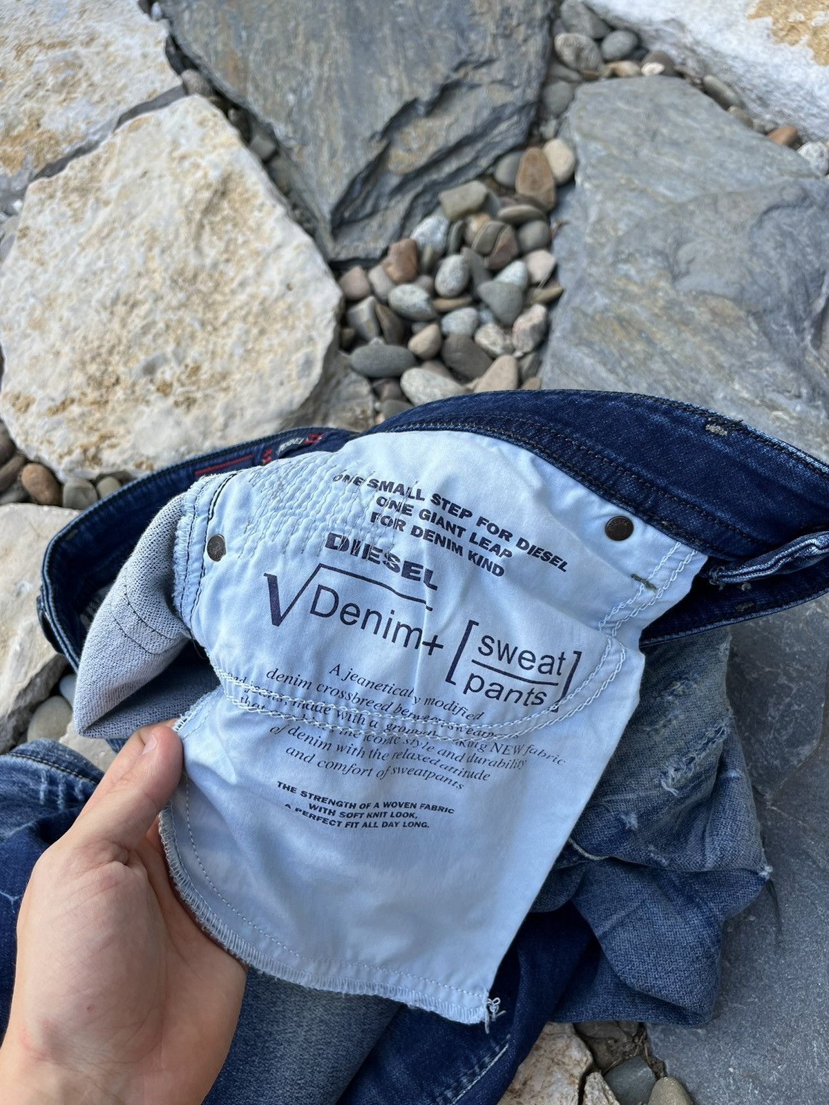 Diesel × Vintage Vintage Diesel 30 y2k spender jeans distressed sweatpants Size US 30 / EU 46 - 20 Thumbnail