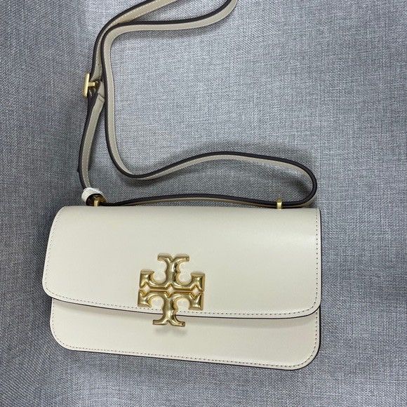 Tory Burch TORY BURCH Eleanor New Cream Small Convertible Shoulder Bag Size ONE SIZE - 2 Thumbnail