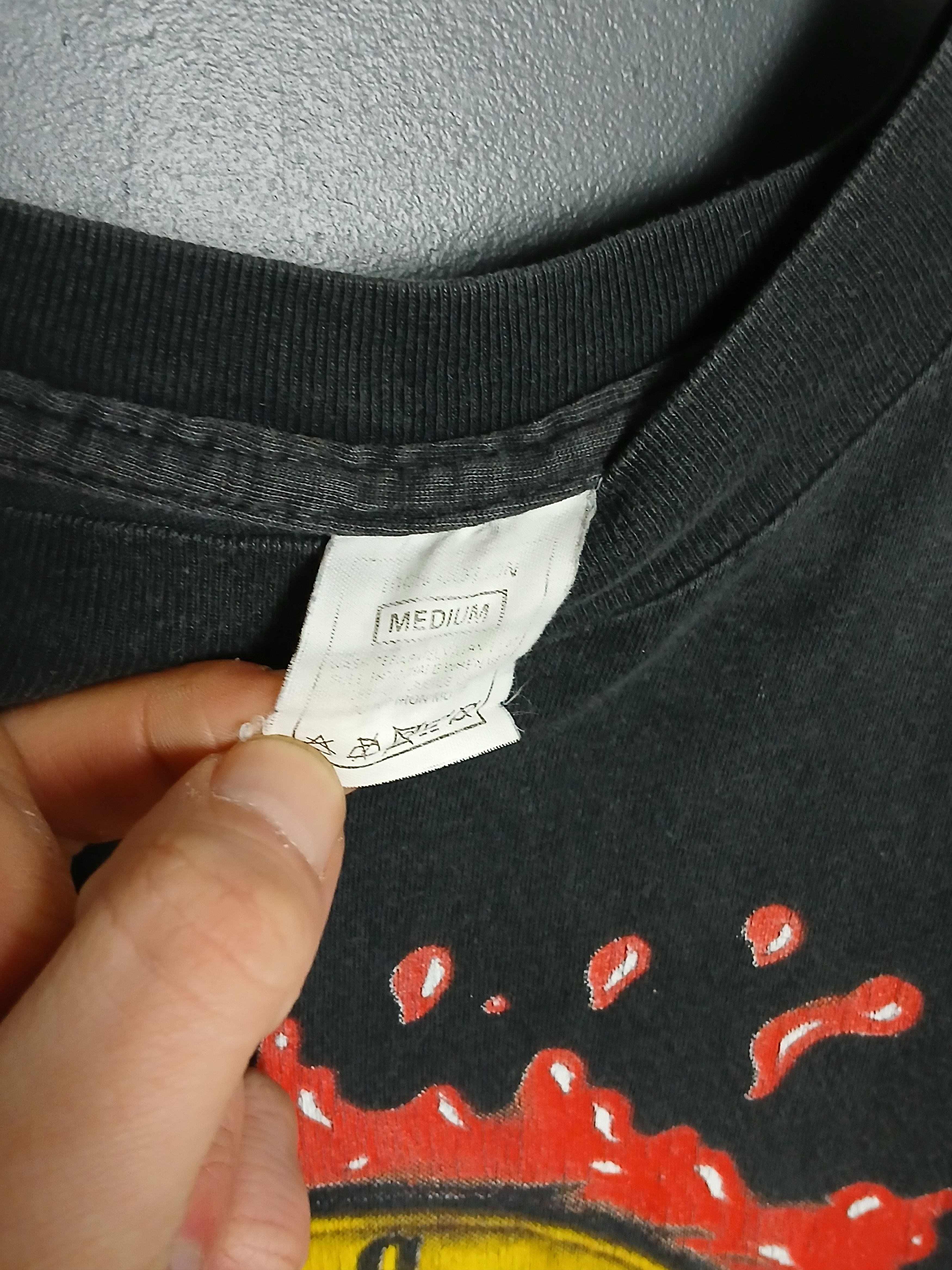 Band Tees × Guns N' Roses × Vintage Vintage 1991 Guns N Roses Get In The Ring Tour T-Shirt Size US S / EU 44-46 / 1 - 10 Thumbnail