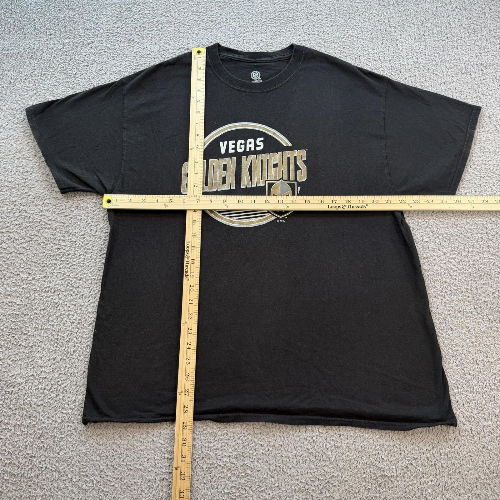 NHL Vegas Golden Knights NHL Hockey Graphic T Shirt Black XL Size US XL / EU 56 / 4 - 2 Thumbnail