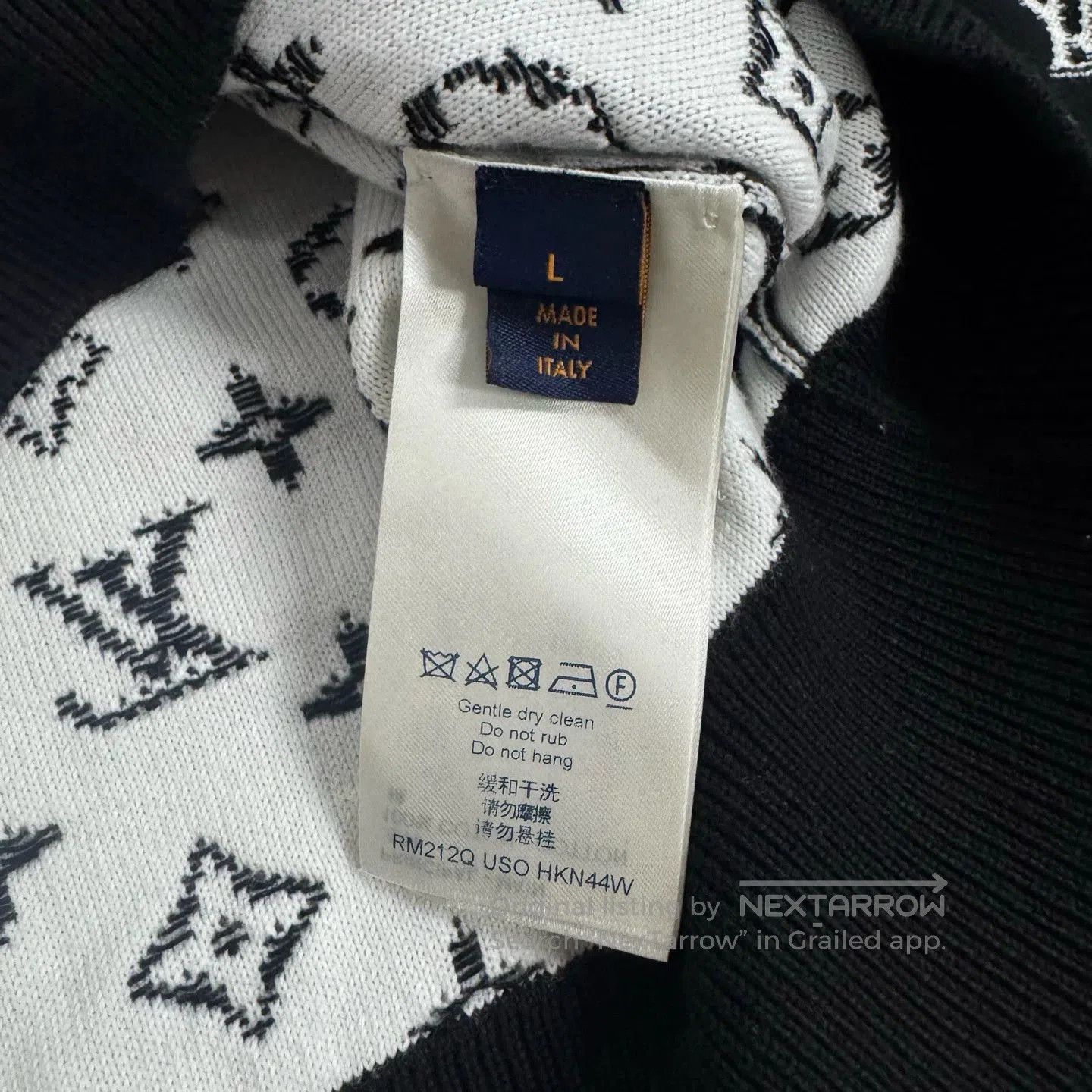 Visvim Louis Vuitton Black Monogram Knit Sweater. Size US L / EU 52-54 / 3 - 6 Thumbnail