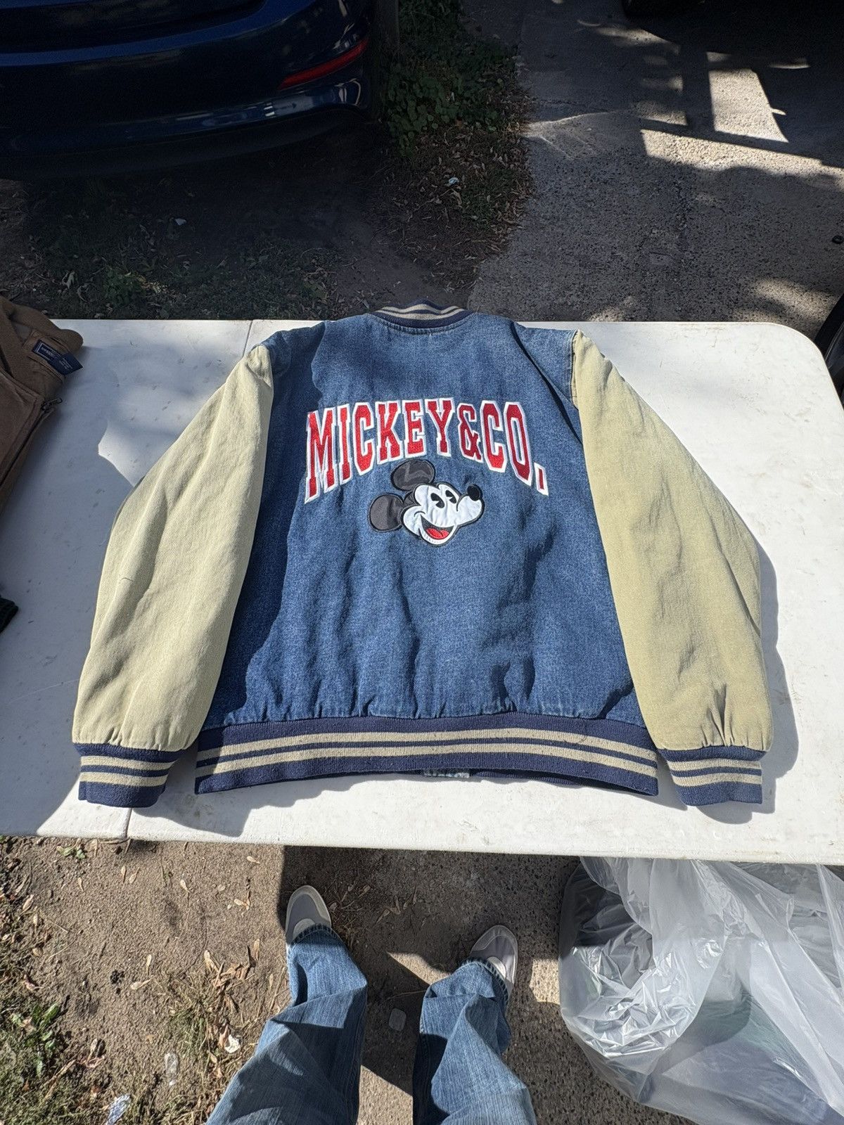 Disney Vintage Mickey Mouse Jacket Jean Size US M / EU 48-50 / 2 - 1 Thumbnail