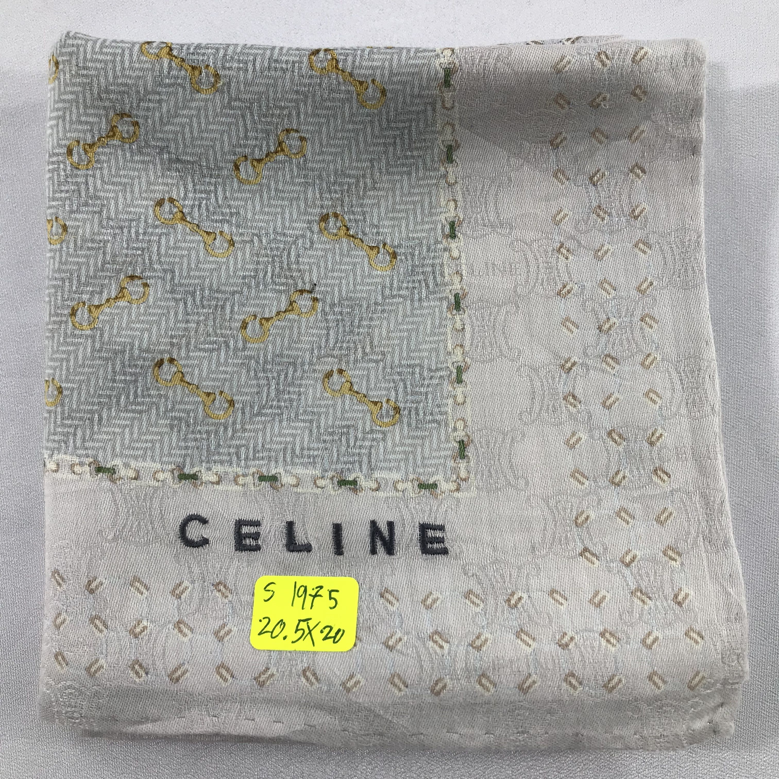 Celine × Vintage Celine Bandana / Handkerchief / Neckerchief - S1975 Size ONE SIZE - 5 Thumbnail