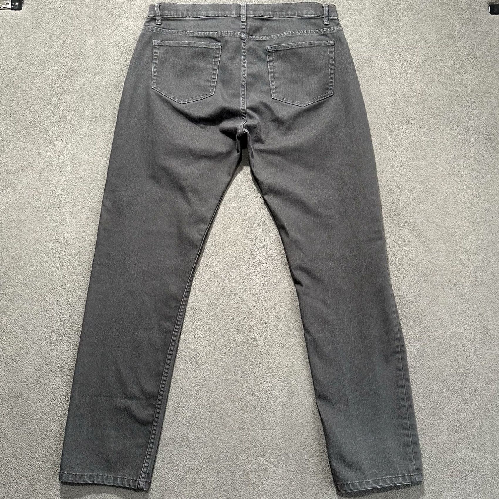Vintage Ministry of Supply Chroma Jeans Mens Jeans Slim Gray 34x32 Solid City 90s/90s? Mens Size US 34 / EU 50 - 2 Thumbnail