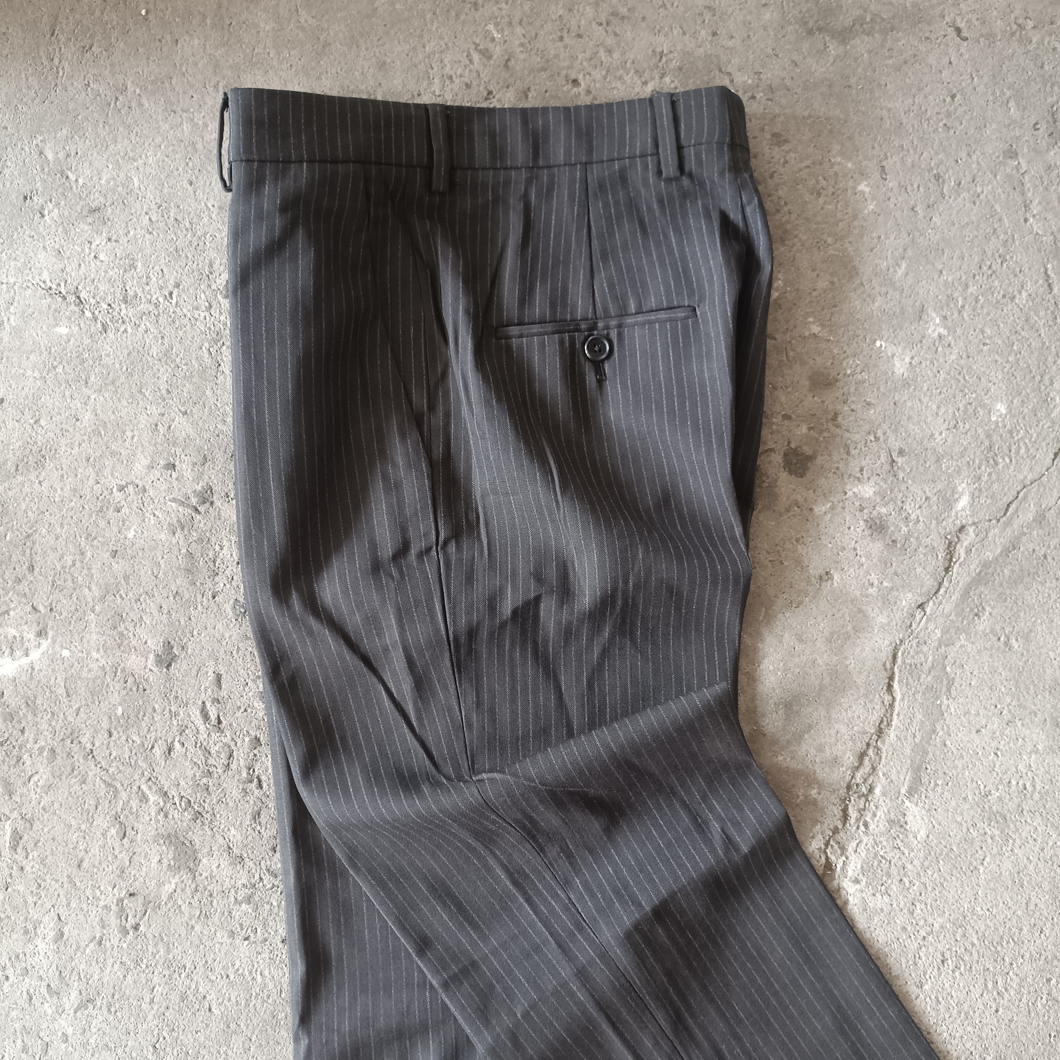 Celine Celine pinstriped wool trouser runaway Size US 28 / EU 44 - 5 Thumbnail