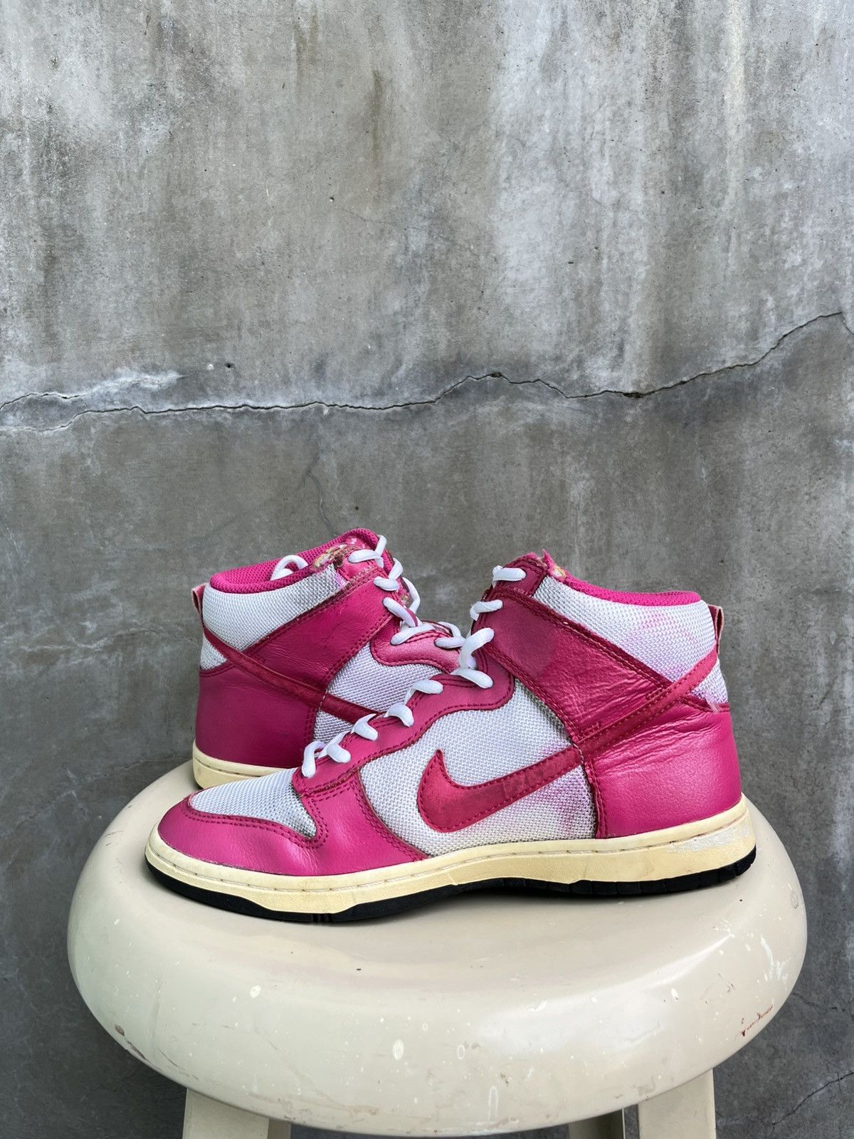 Nike 2014 SB Dunk Hi Skinny Fireberry Size US 6 / IT 36 - 6 Thumbnail