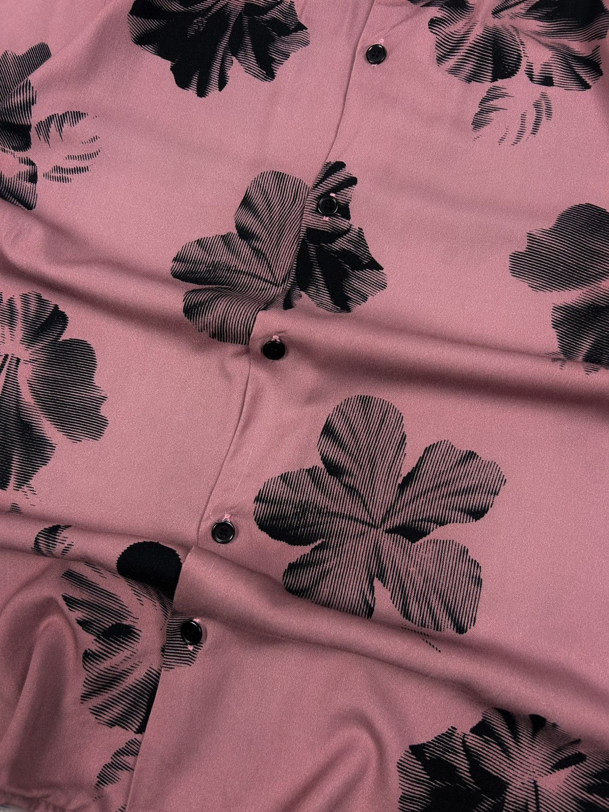 The Kooples rare The Kooples Pink Floral Hawaiian Shirt Y2k Size US S / EU 44-46 / 1 - 4 Thumbnail
