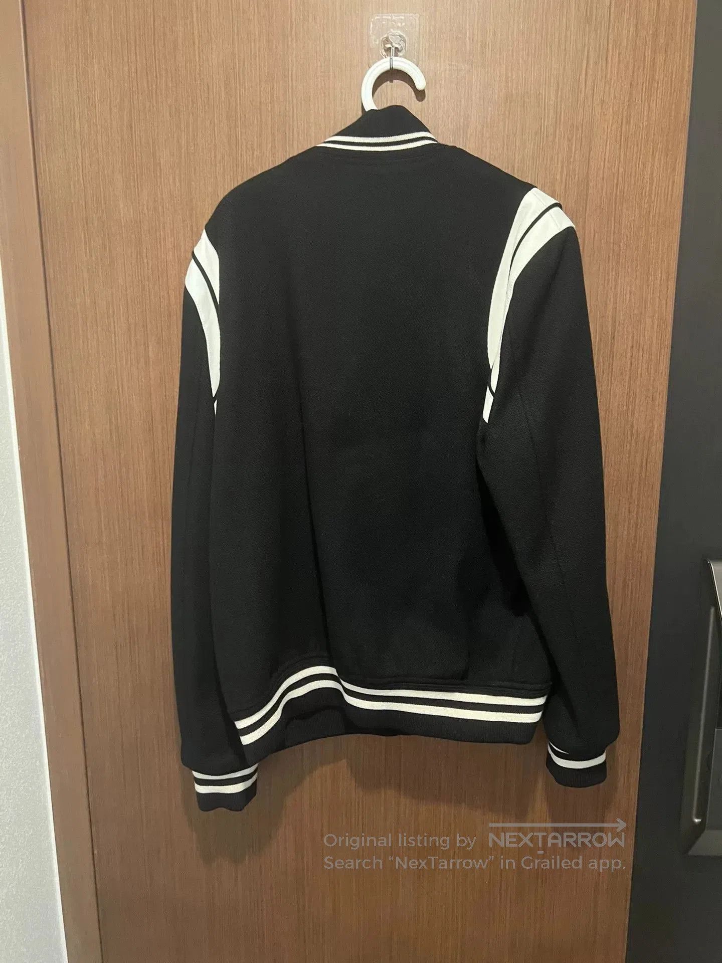 Saint Laurent Paris Saint Laurent Striped Black Baseball Jacket. Size US L / EU 52-54 / 3 - 2 Thumbnail