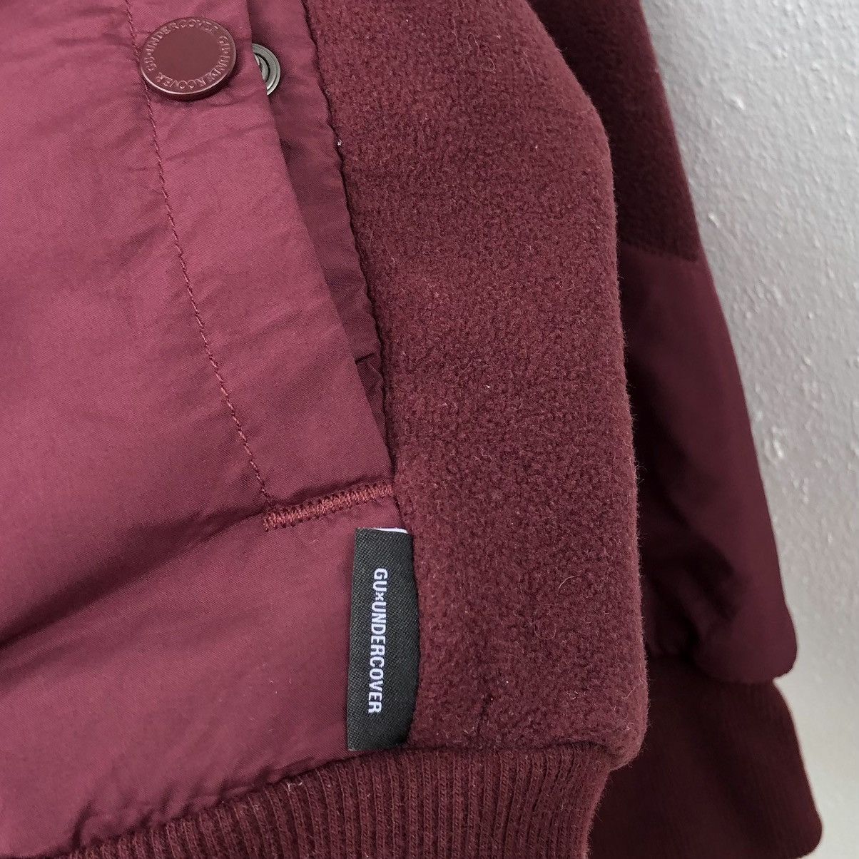 GU × Undercover UNDERCOVER x GU Fleece Pullover sweatshirt Red [M] MENS Size US M / EU 48-50 / 2 - 8 Thumbnail