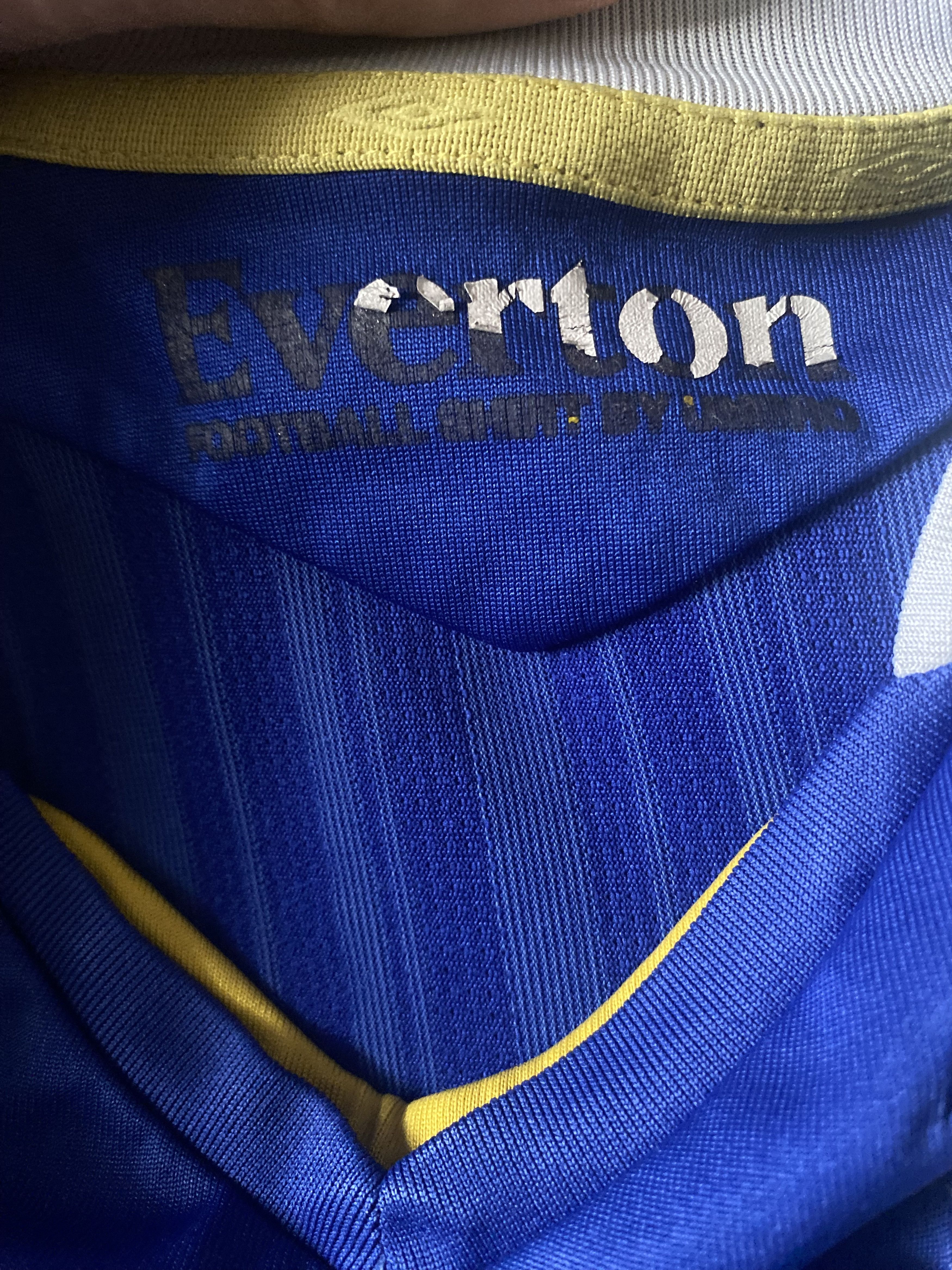 Umbro Vintage EVERTON F.C. 2007 - 2008 - L - Umbro - UNIQUE Size US L / EU 52-54 / 3 - 6 Thumbnail