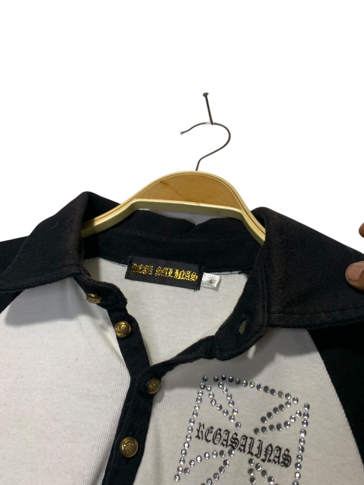 Tornado Mart REGASALINAS FUCK THE ROW WORLD POEM EMBROIDERY PUNK POLOS Size US S / EU 44-46 / 1 - 11 Thumbnail