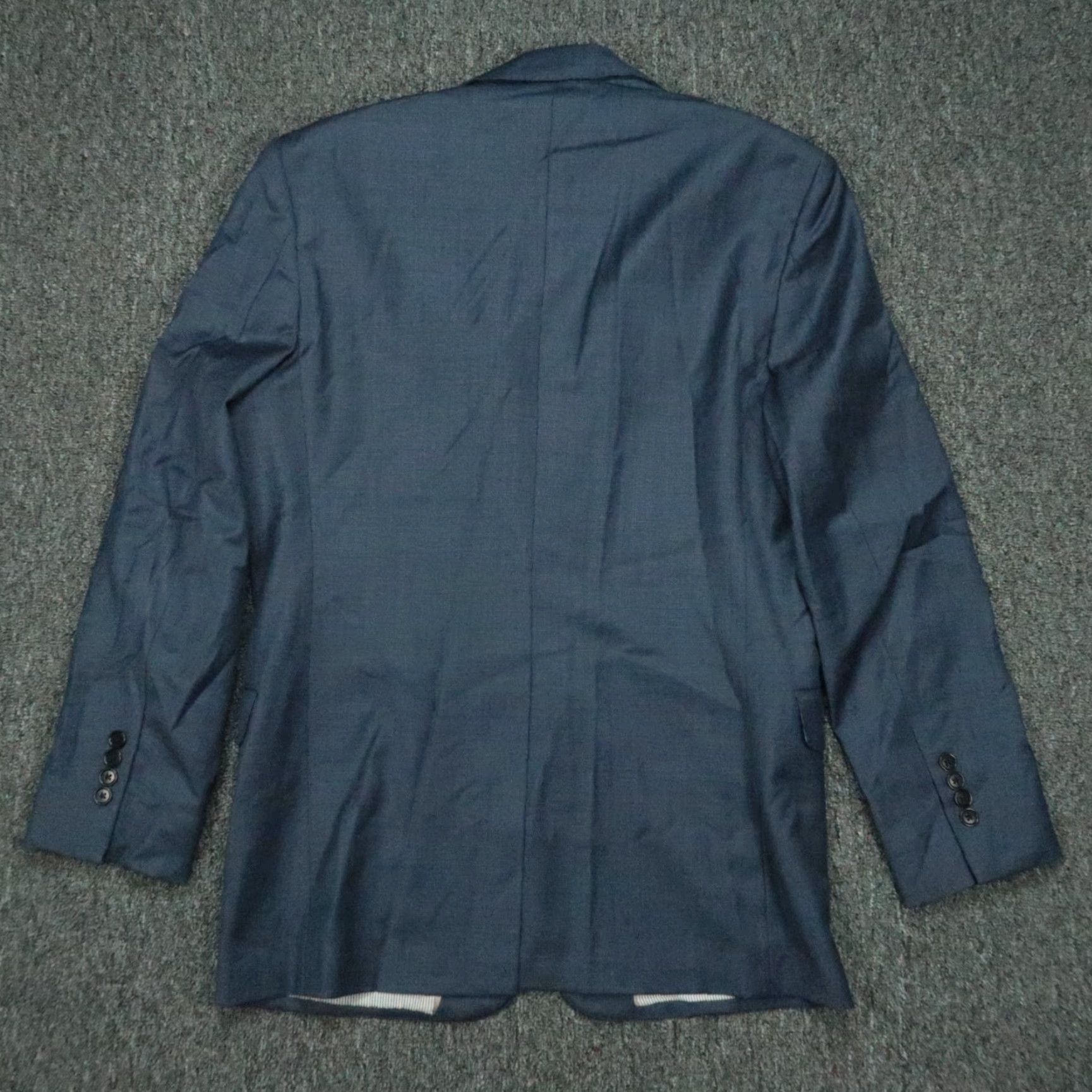 Brooks Brothers Brooks Brothers Blazer Mens 39R Blue Wool Sport Coat Jacket Regular Notch Lapel Single-Breasted Two-Button Vintage: No Modern? Size 40R - 7 Thumbnail