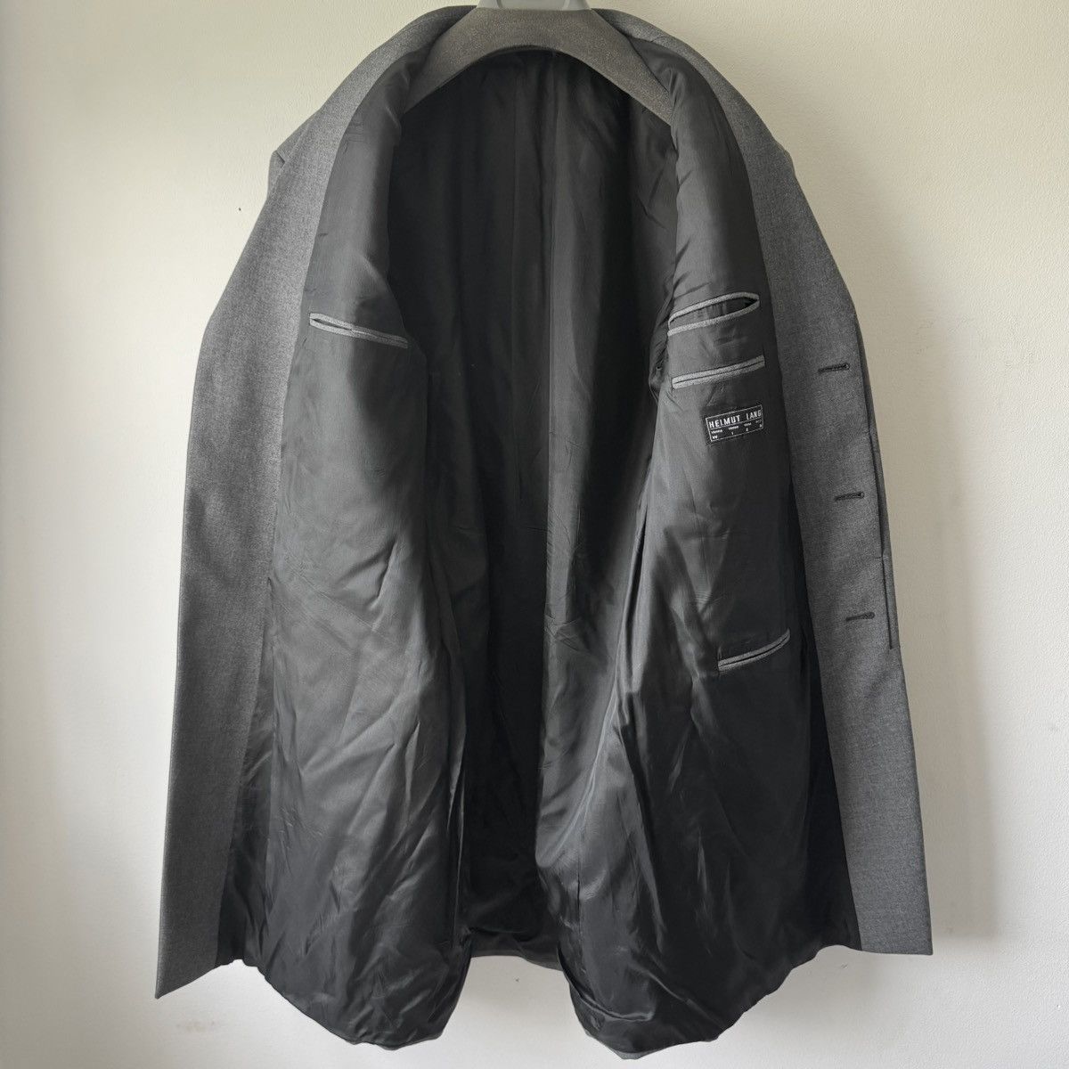 Helmut Lang Helmut Lang 1980’s Gray Wool Coat Size US M / EU 48-50 / 2 - 10 Thumbnail
