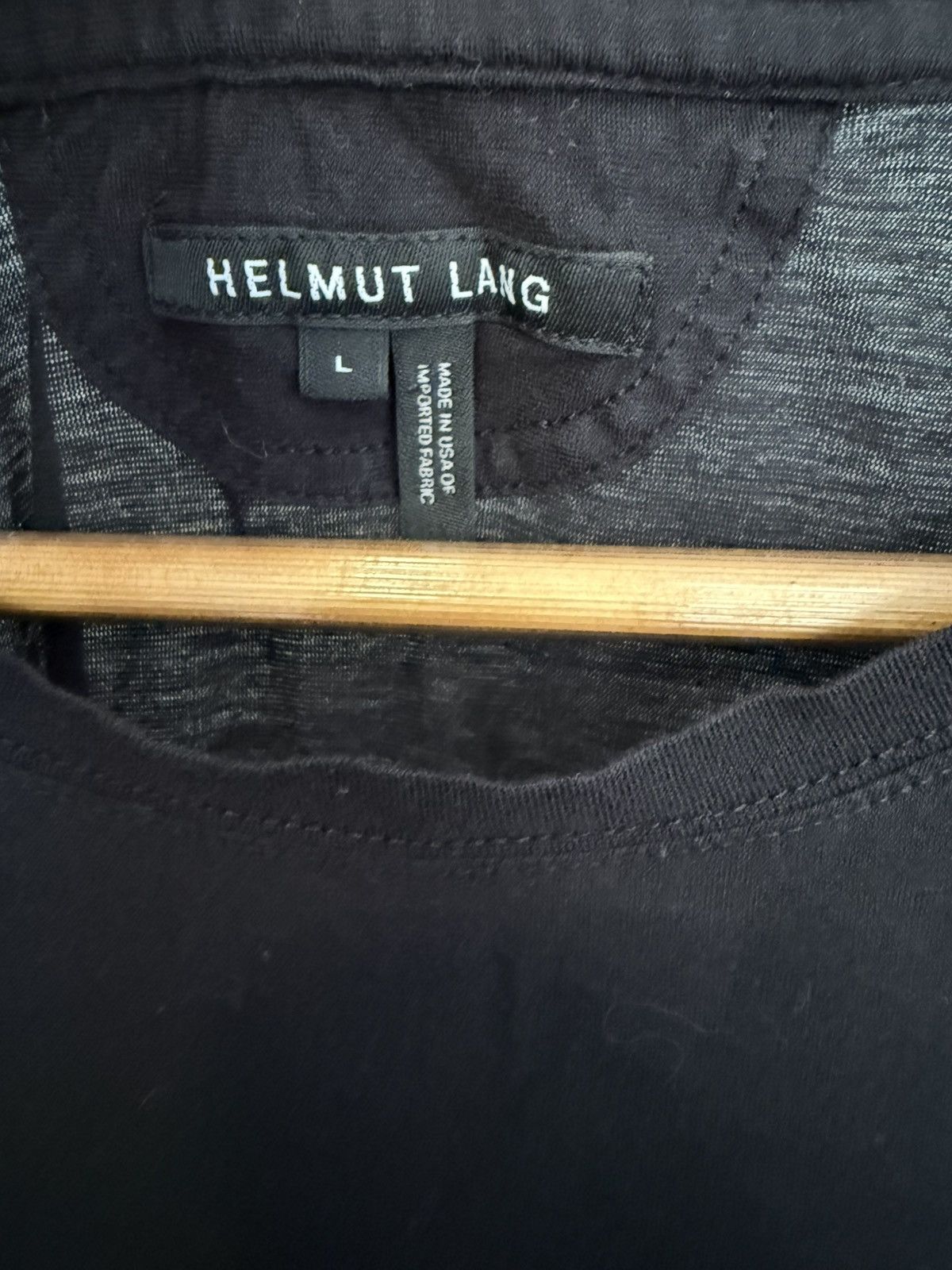 Helmut Lang Helmut Lang Logo T-Shirt Size US L / EU 52-54 / 3 - 3 Thumbnail