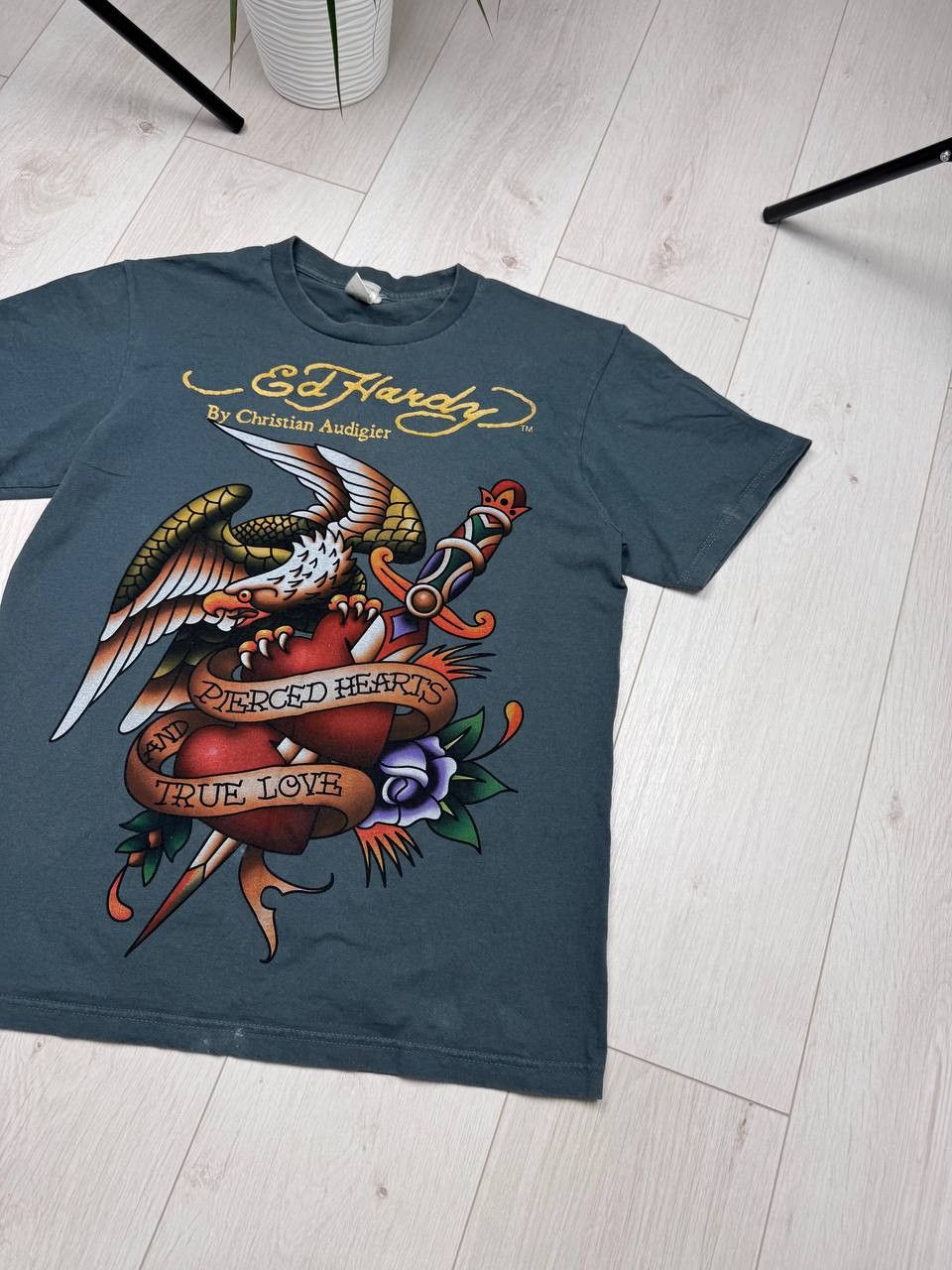 Ed Hardy Vintage Ed Hardy Christian Audigier Dragon Japanese T Shirt Size US S / EU 44-46 / 1 - 3 Thumbnail