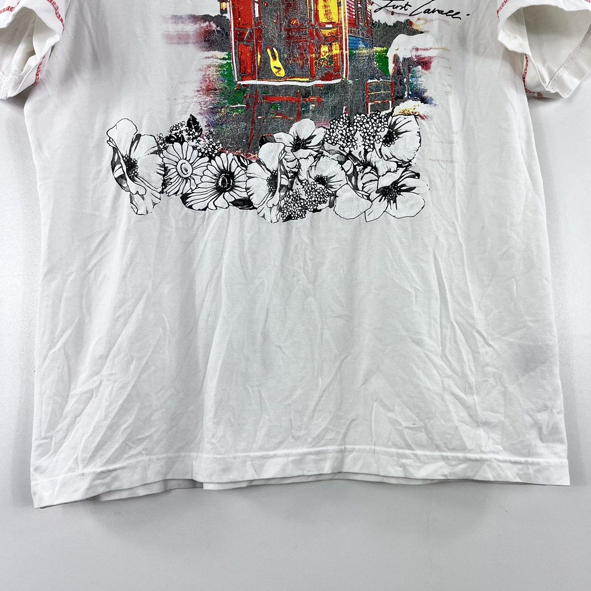 Just Cavalli Vintage Just Cavalli T-Shirt Big Logo White Size XXL Size US XXL / EU 58 / 5 - 4 Thumbnail