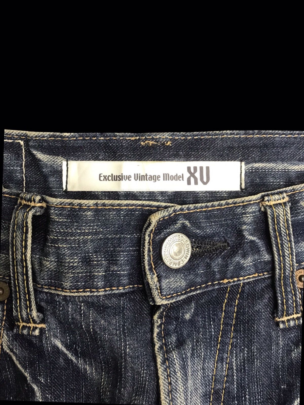 Edwin × Versace 💥FLARE💥 EDWIN DISTRESSED DENIM F48 Size US 31 - 9 Thumbnail