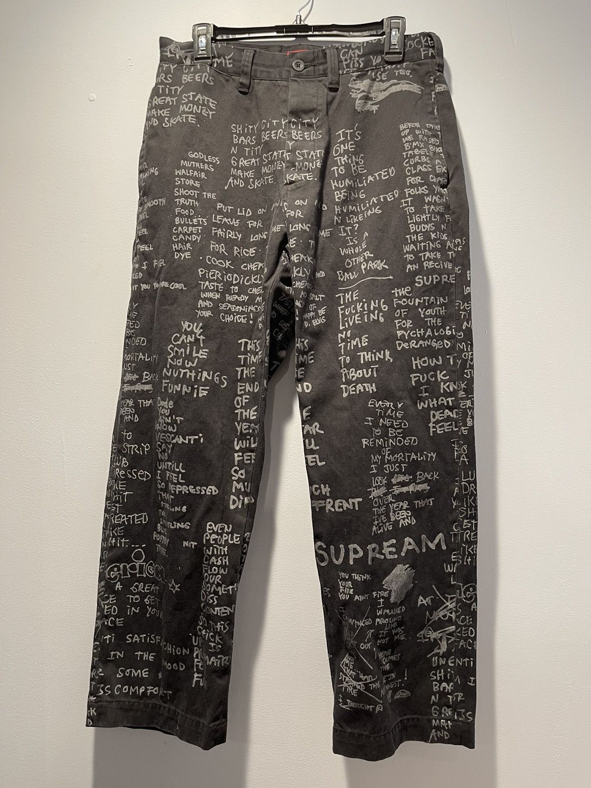 Supreme Supreme Gonz Poems Chino Pants | Grailed