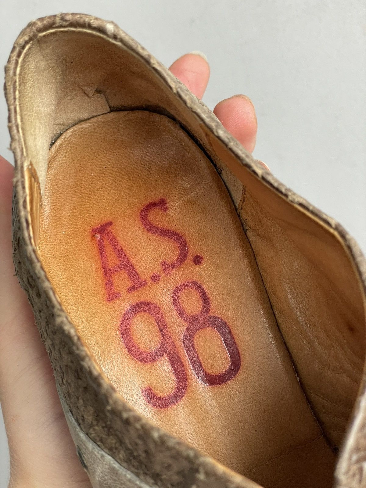 A.S.98 Rare low boots A.S. 98 brogue avant garde hype Size US 9 / IT 39 - 7 Thumbnail