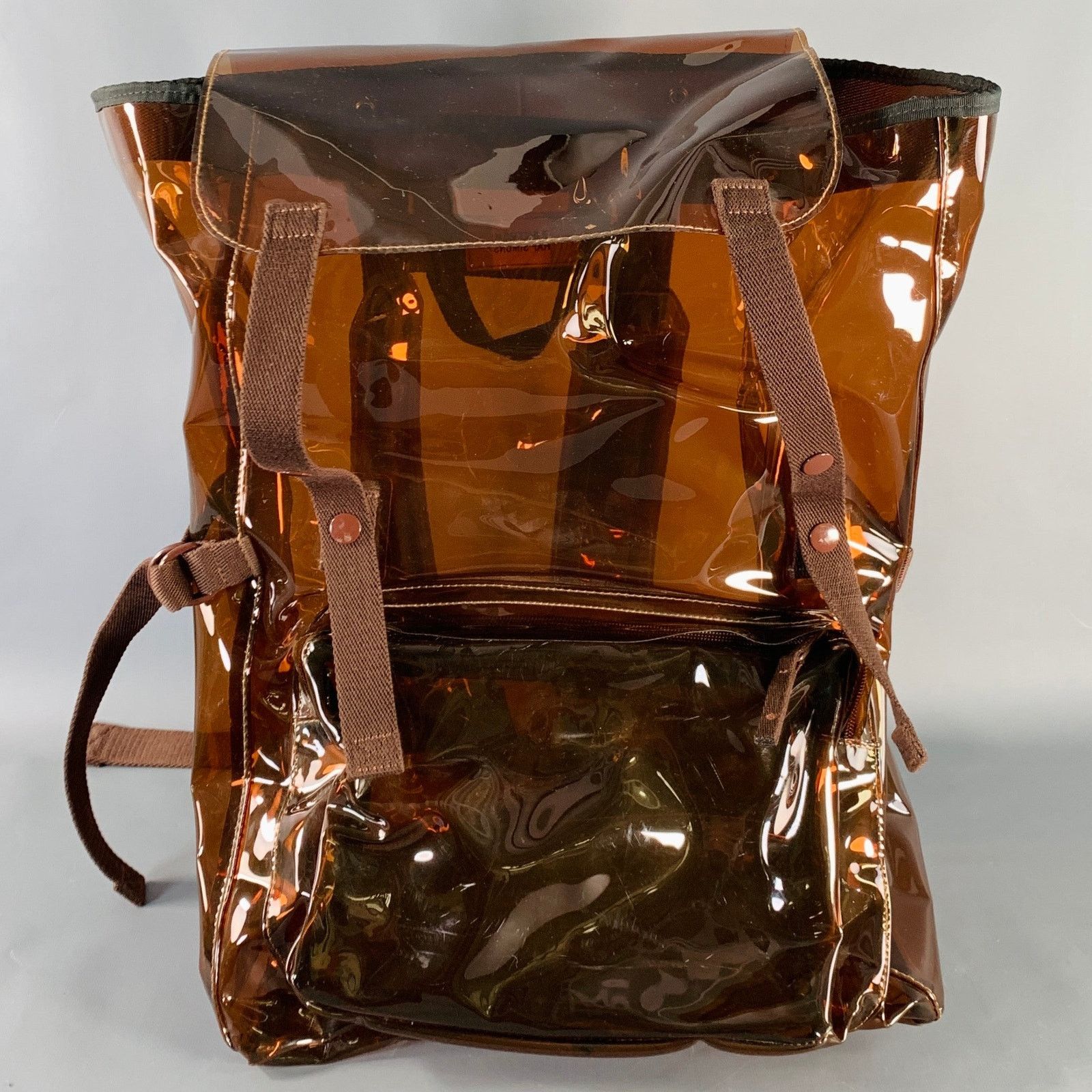 Eastpak Blade Runner Red Clear PVC Snaps Backpack Size ONE SIZE - 6 Thumbnail