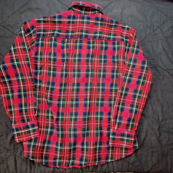 Vintage Vintage JC Penney Men's Shop Flannel Button Shirt Size US L / EU 52-54 / 3 - 4 Thumbnail