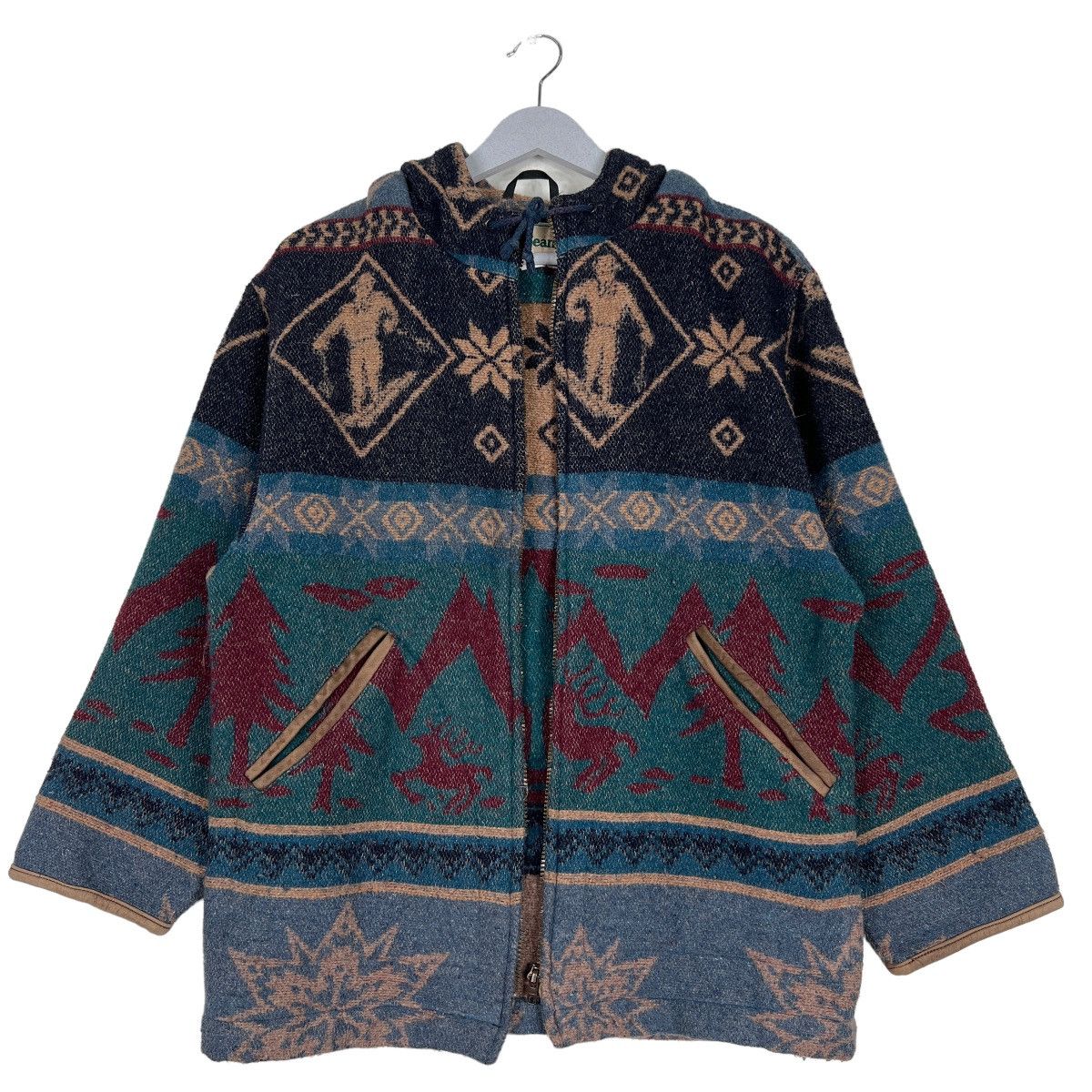 L.L. Bean 🔥 VINTAGE LL BEAN WOOL MOUNTAIN SKI MOTIVE Size US S / EU 44-46 / 1 - 1 Thumbnail