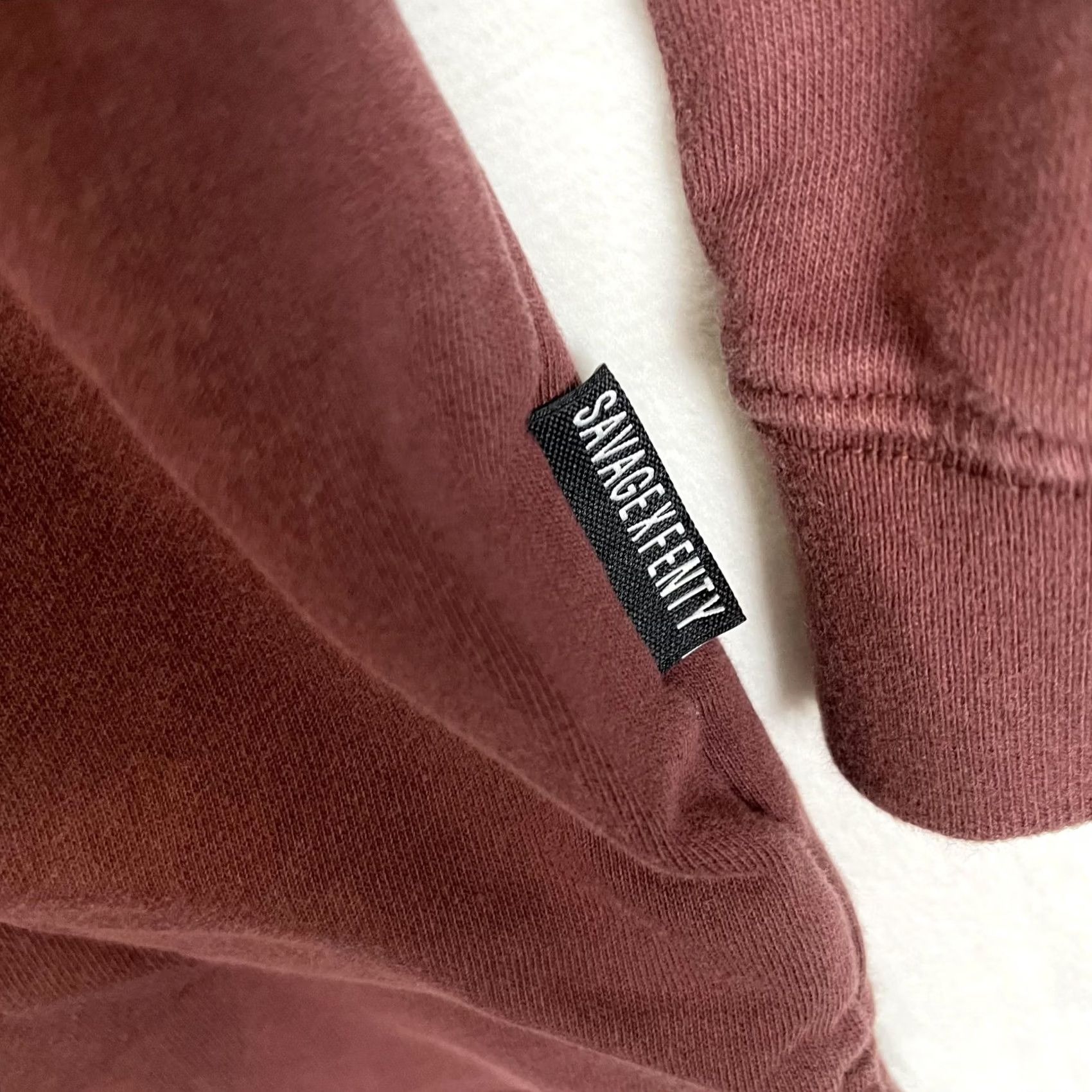 Vintage Savage X Fenty Polo Shirt 2XL Red Long Sleeve Cotton Blend Pullover Womens Size XXL / US 16-18 / IT 52-54 - 3 Thumbnail