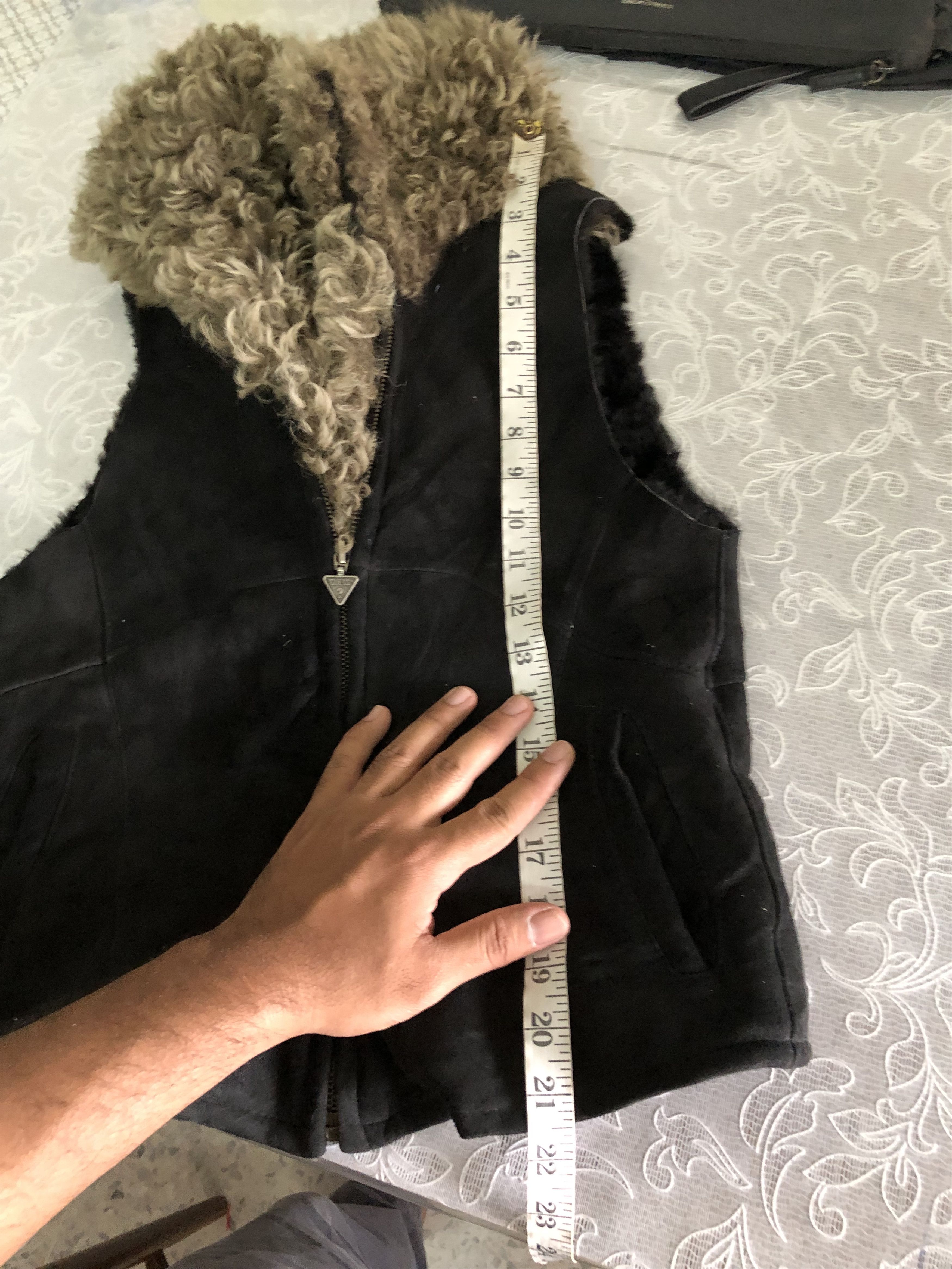 Guess Rare🔥 Guess Sheepskin Outer Vest Jacket Punk Size S / US 4 / IT 40 - 17 Thumbnail
