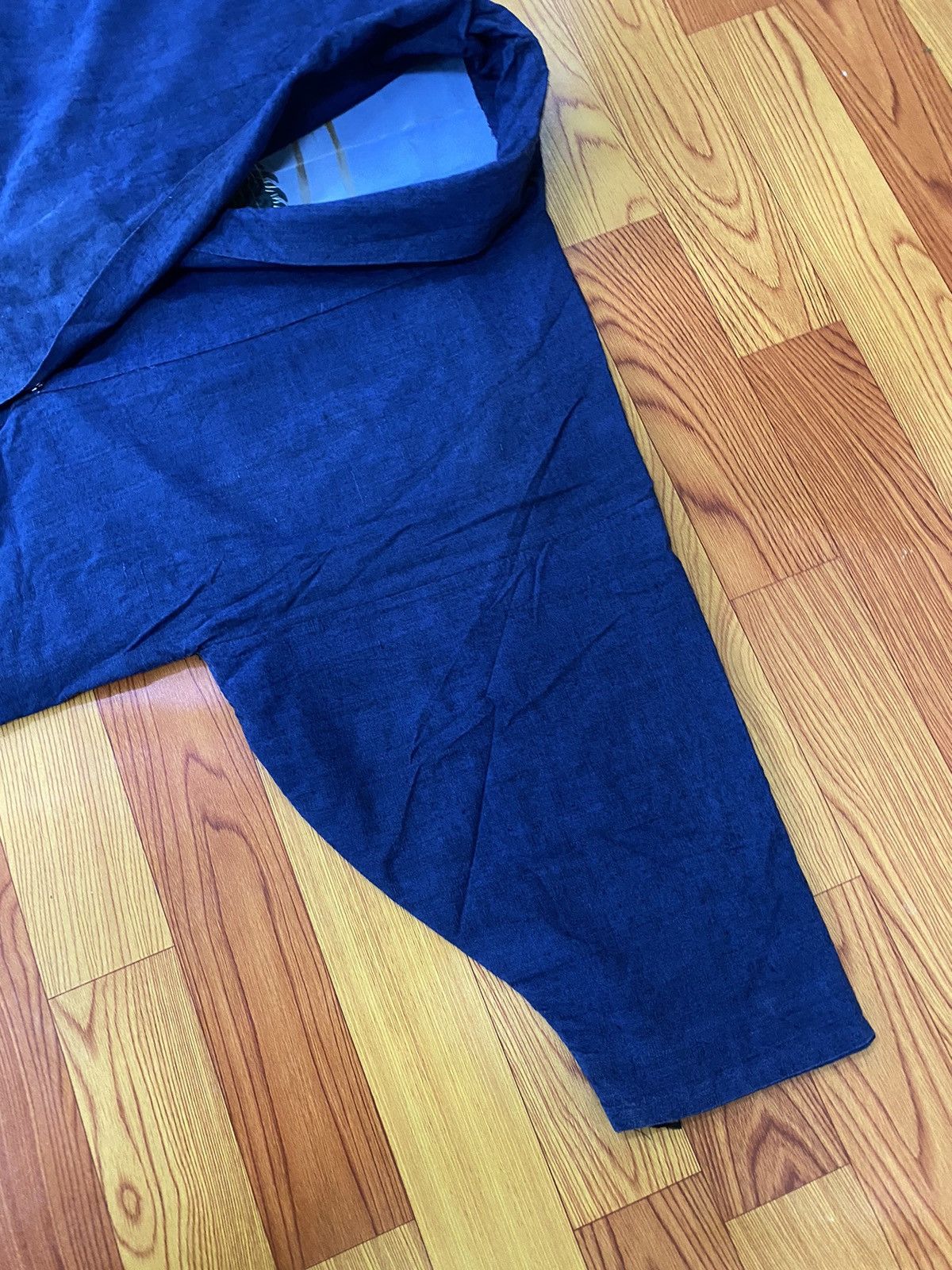 Japanese Brand Vintage Indigo Noragi Kimono Japan Cardigan Size US XL / EU 56 / 4 - 3 Thumbnail