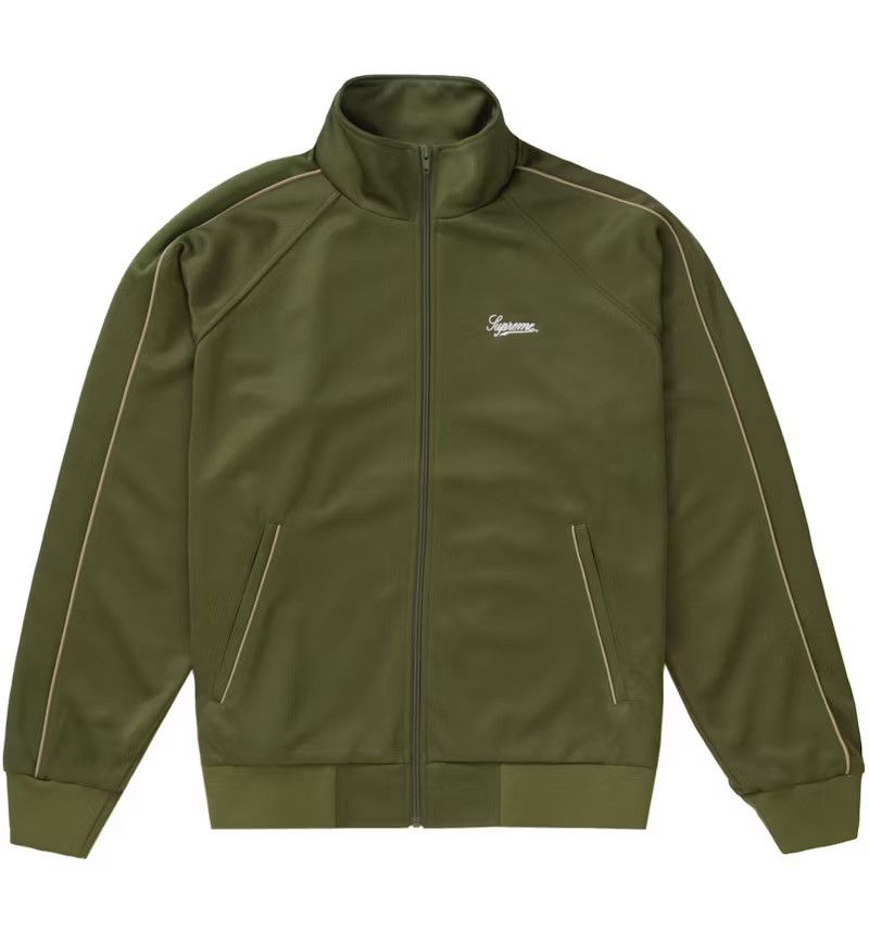 Supreme Supreme Track Jacket Y2K Tricot SS24 Zip Olive Mens Large Size US L / EU 52-54 / 3 - 3 Thumbnail