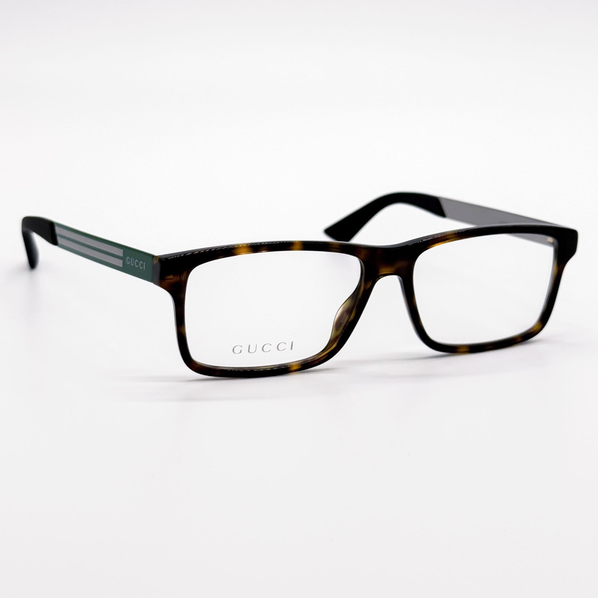Gucci NEW GG0692O 002 GUCCI MEN HAVANA GREEN EYEGLASSES GUCCI Size ONE SIZE - 5 Thumbnail