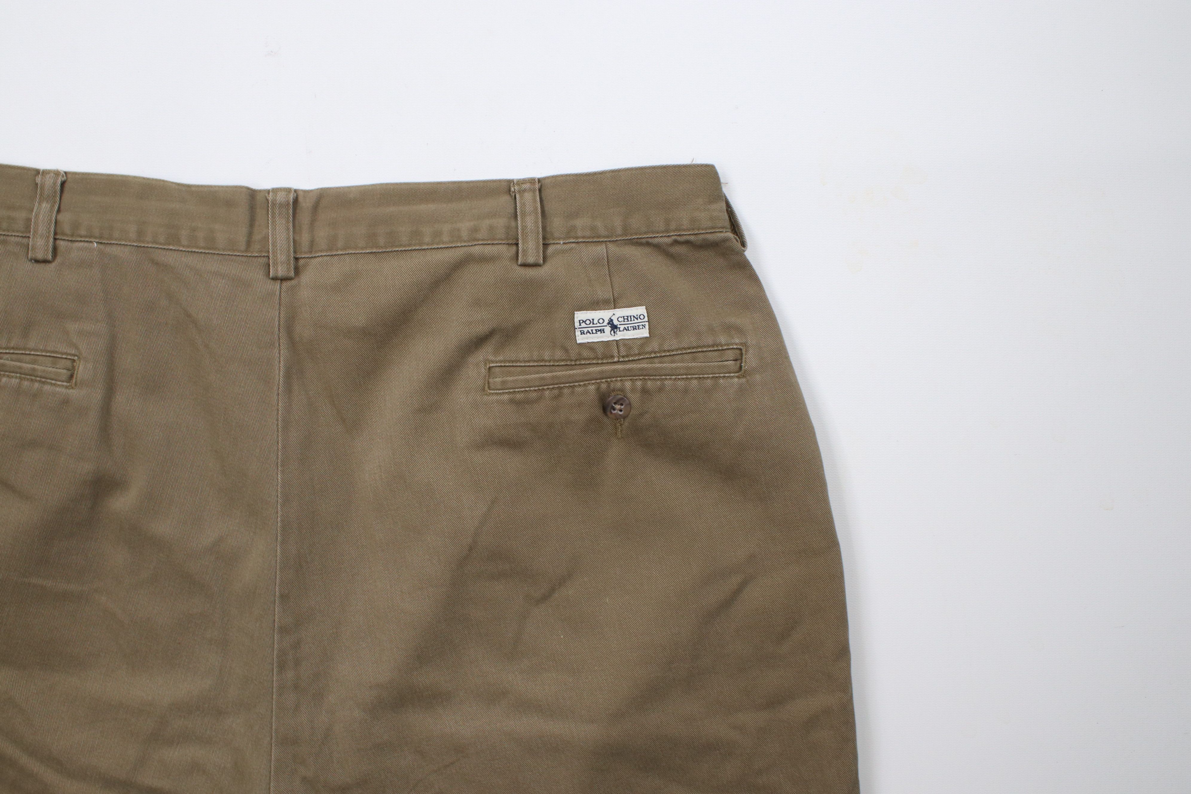 Ralph Lauren × Vintage Vintage 90s Ralph Lauren Above Knee Chino Shorts Cotton Size US 38 / EU 54 - 12 Thumbnail